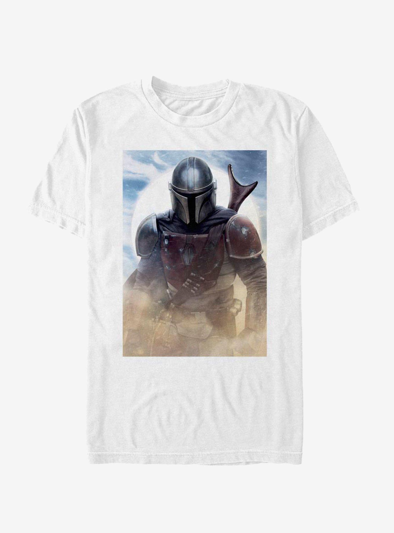 Star Wars The Mandalorian Warrior Poster T-Shirt