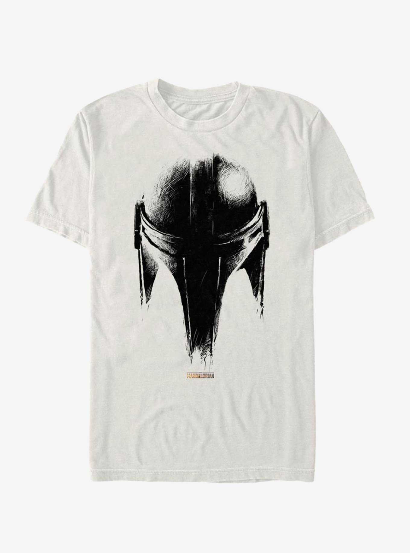 Star Wars The Mandalorian Sketch Helm T-Shirt, , hi-res