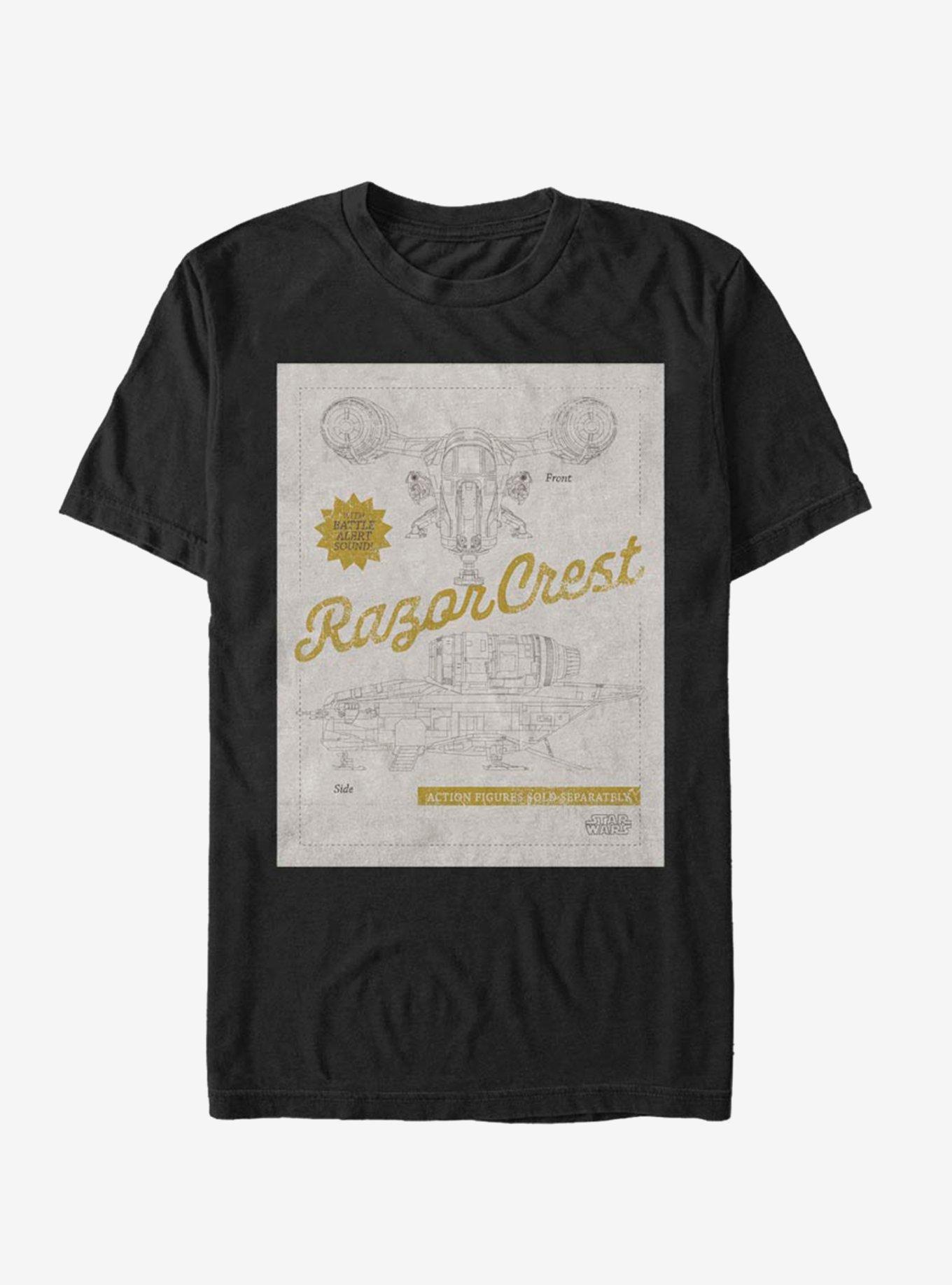 Star Wars The Mandalorian R. Crest T-Shirt, BLACK, hi-res