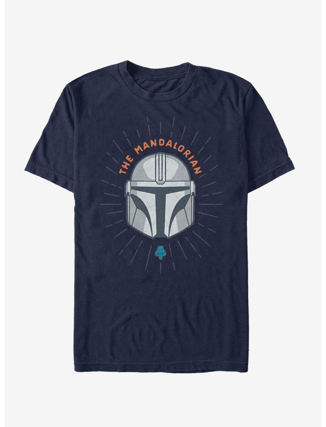 Star Wars The Mandalorian Simple Shield T-Shirt, NAVY, hi-res