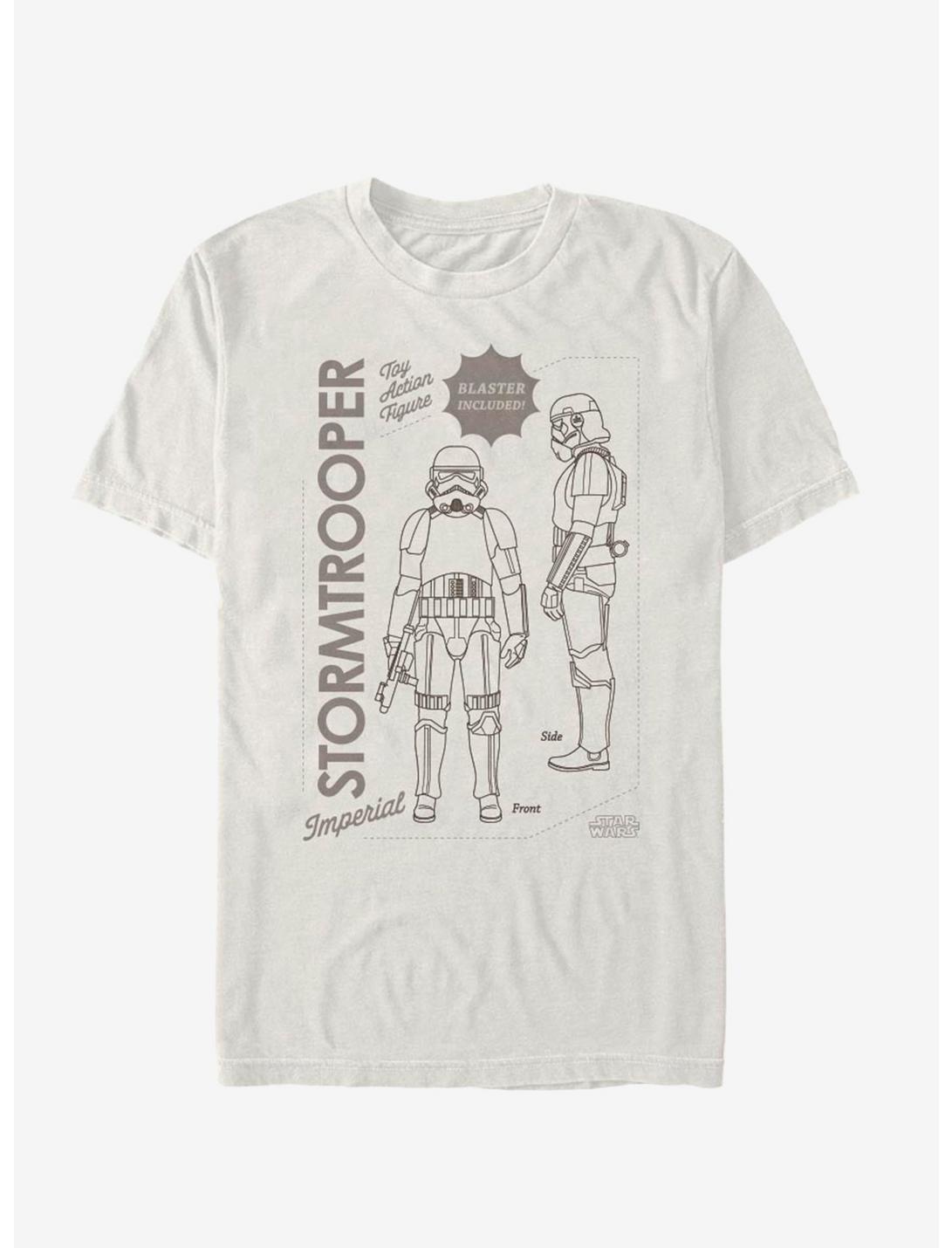 Star Wars The Mandalorian Trooper Poster T-Shirt, NATURAL, hi-res