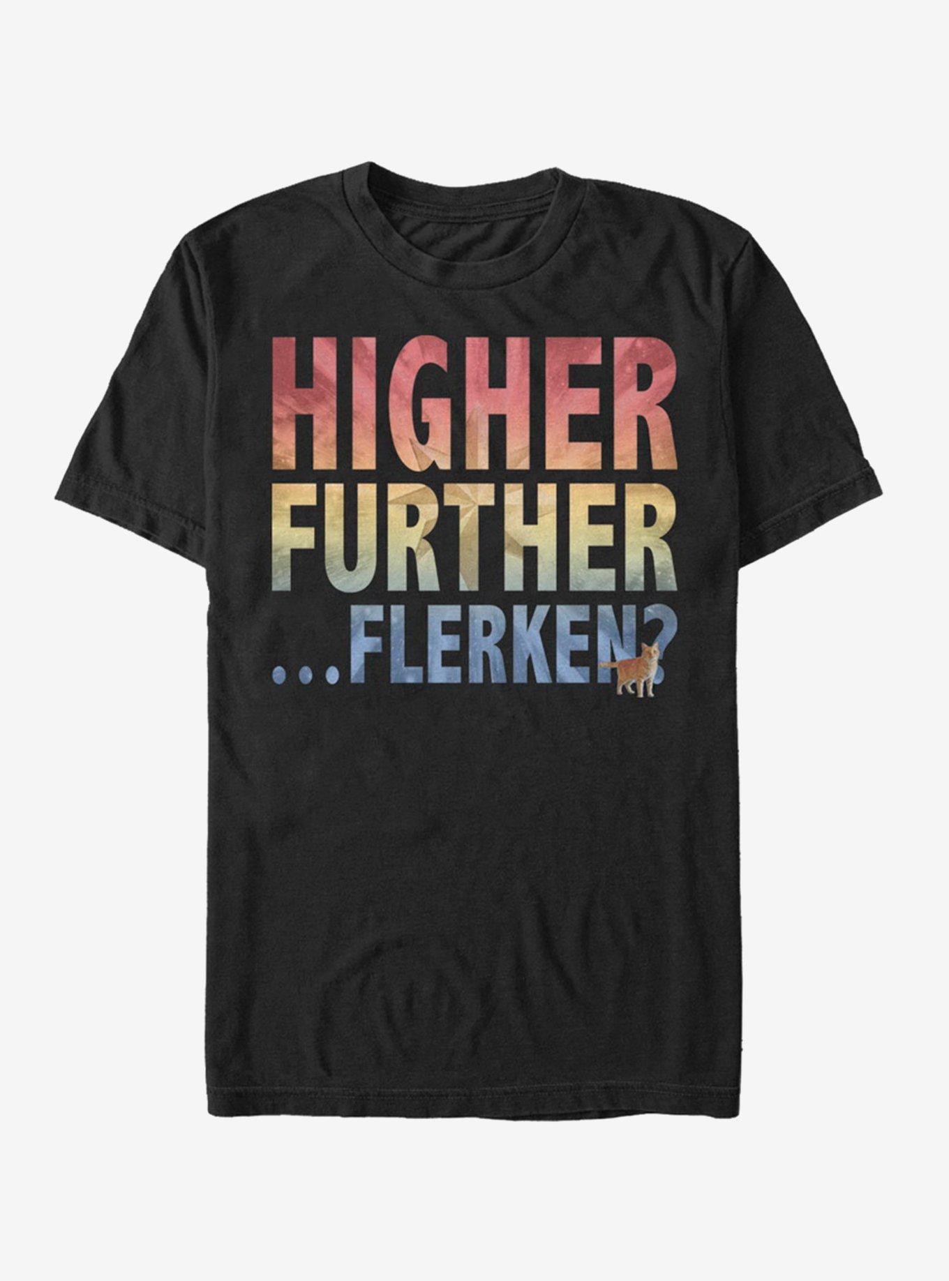 Marvel Captain Marvel Higher Further Flerken T-Shirt, , hi-res