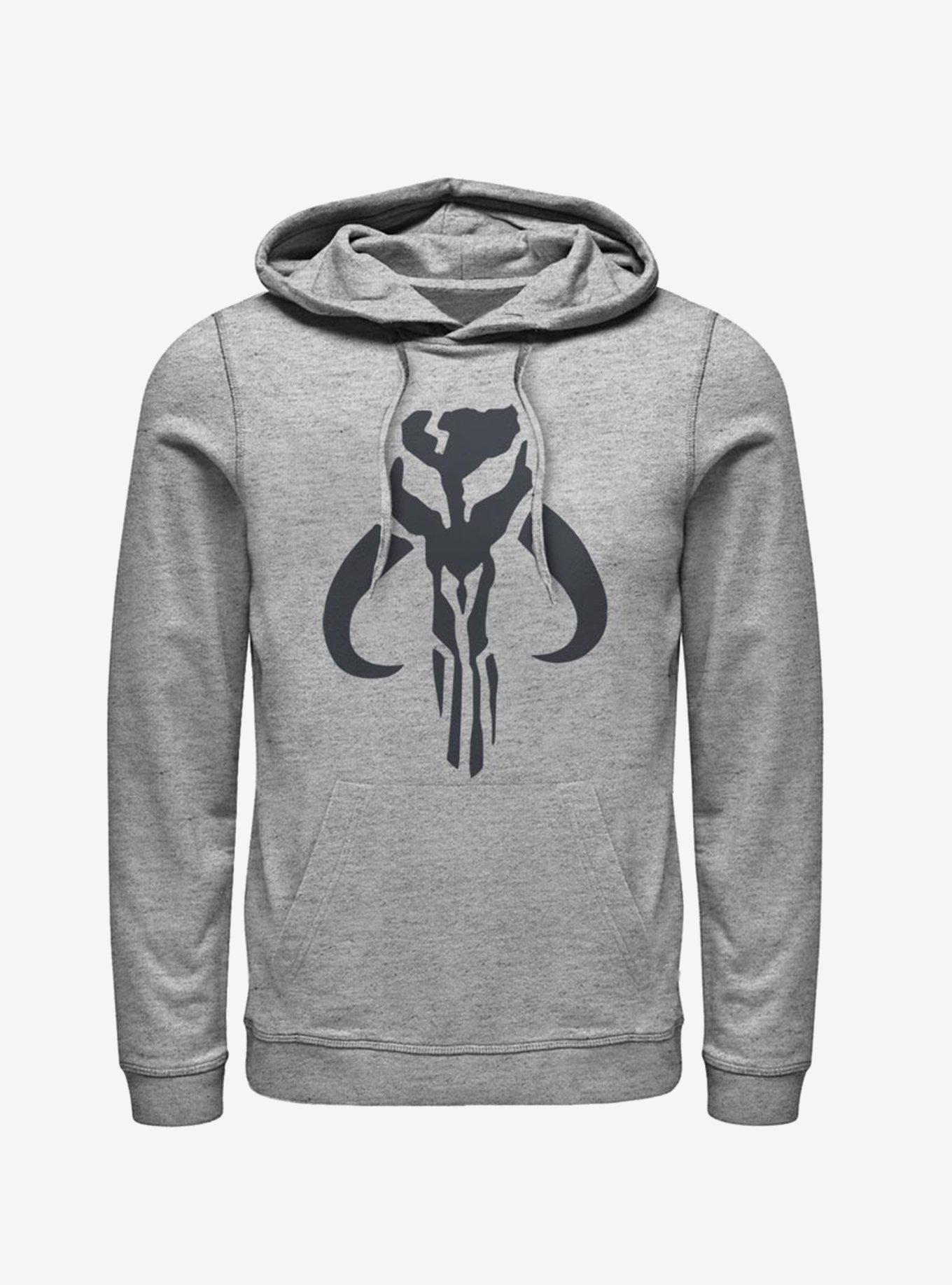 Star Wars The Mandalorian Simple Symbol Hoodie, ATH HTR, hi-res