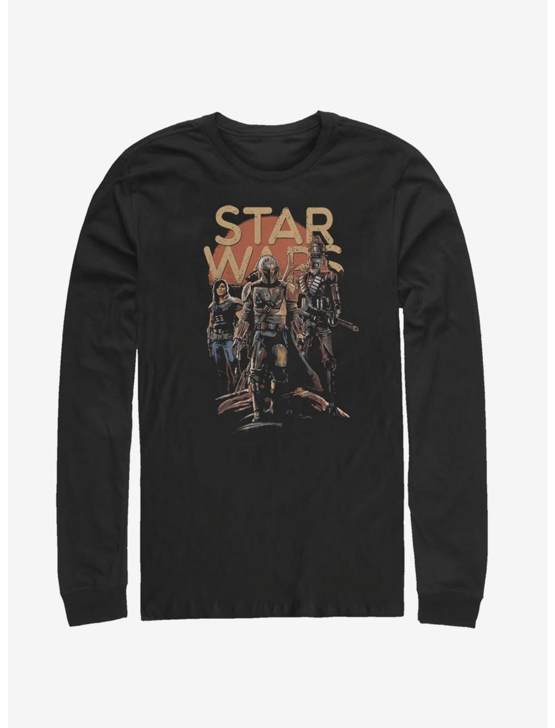 Star Wars The Mandalorian Few Credits More Long-Sleeve T-Shirt, BLACK, hi-res