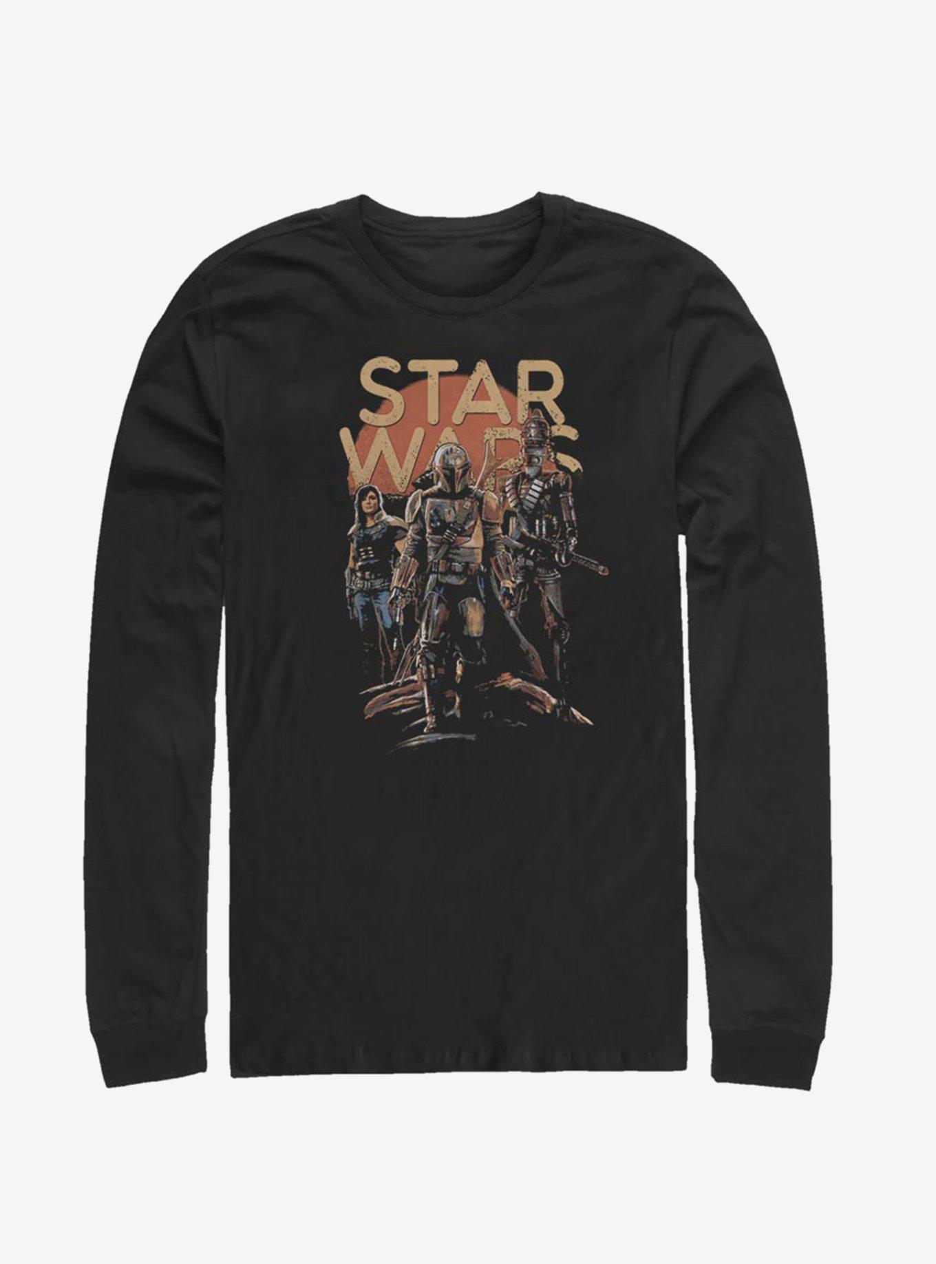 Star Wars The Mandalorian Few Credits More Long-Sleeve T-Shirt, BLACK, hi-res