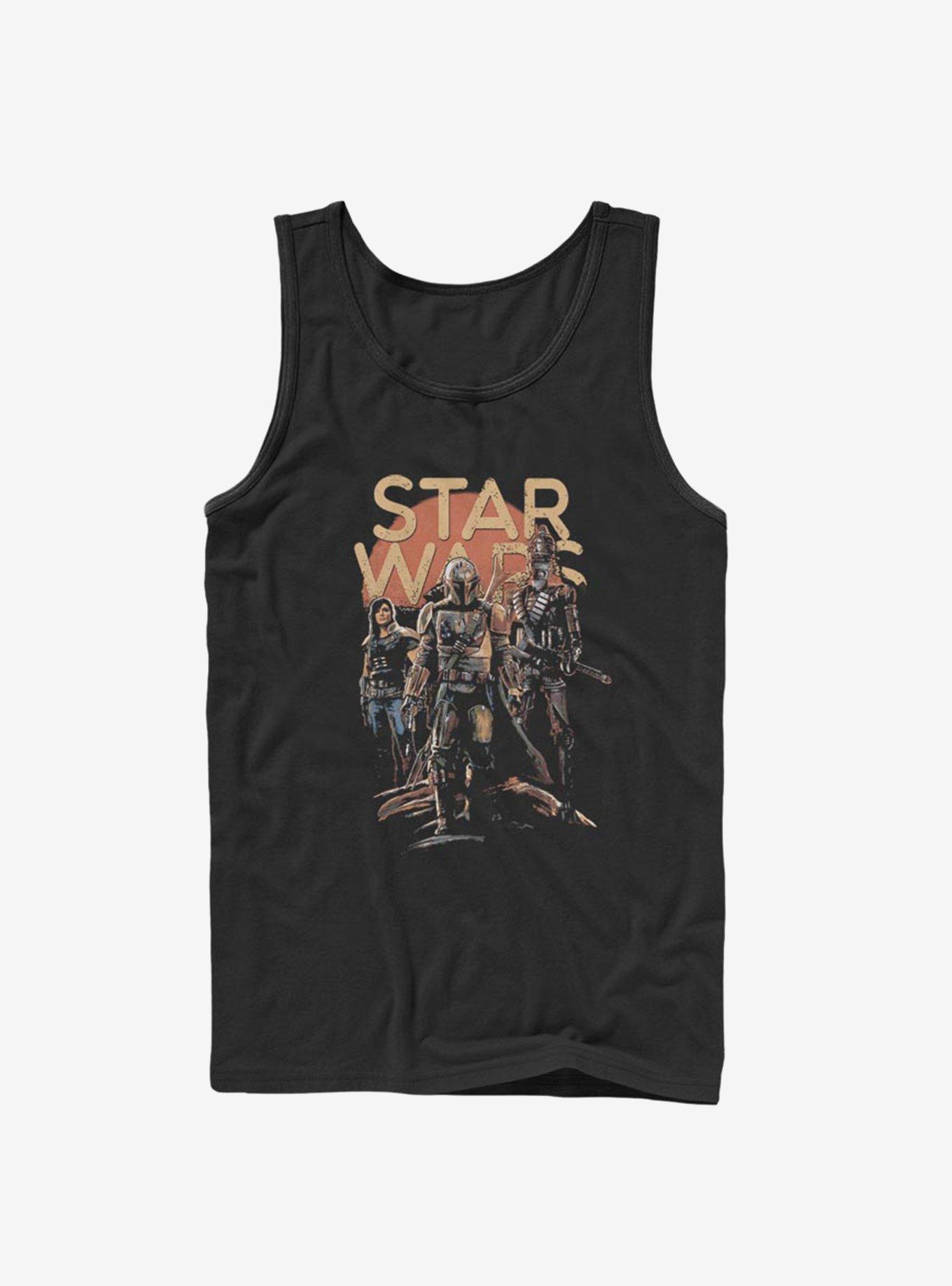 Star Wars The Mandalorian A Few Credits More Tank, BLACK, hi-res