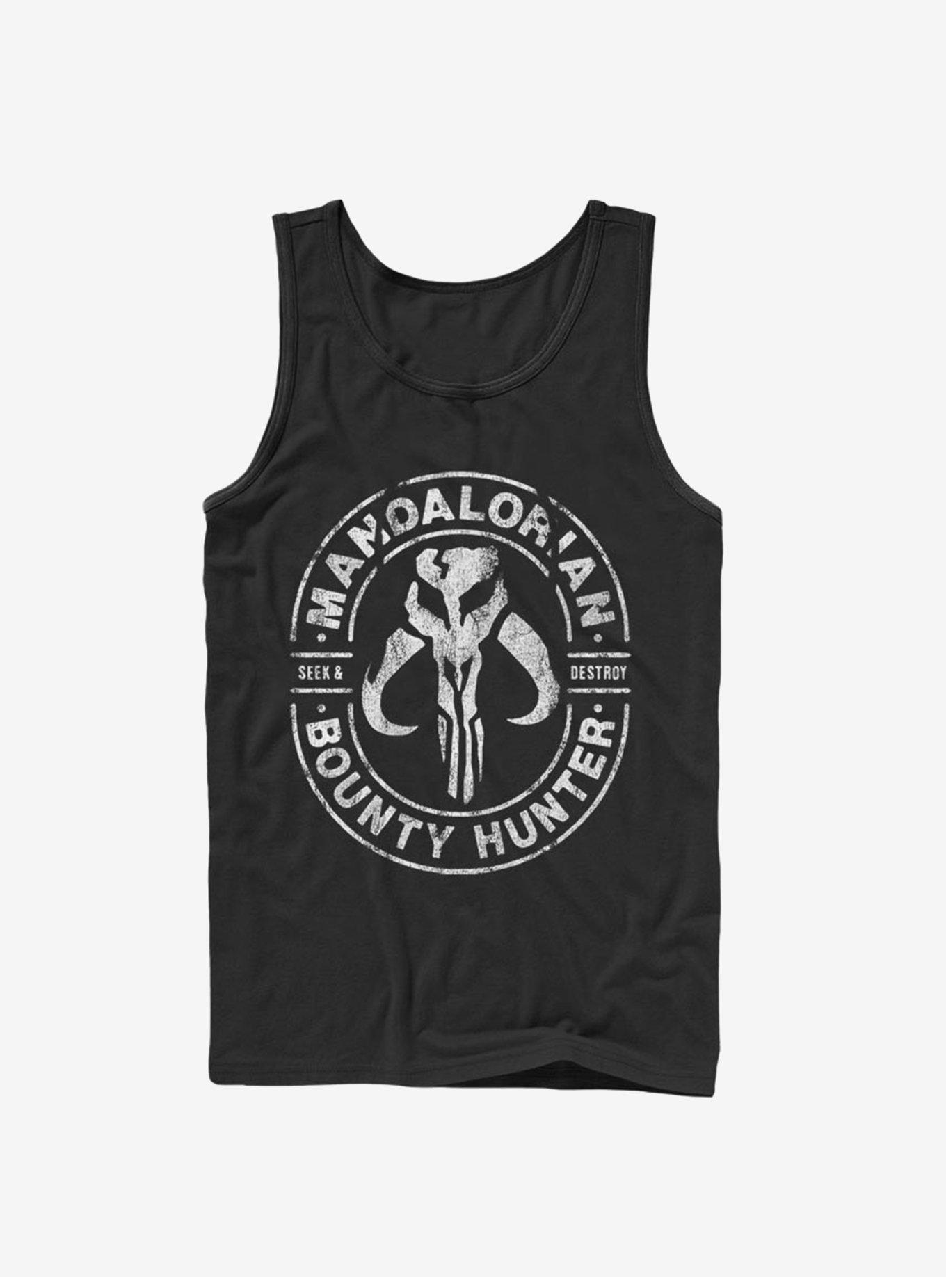 Star Wars The Mandalorian Gun For Hire Tank Top, BLACK, hi-res