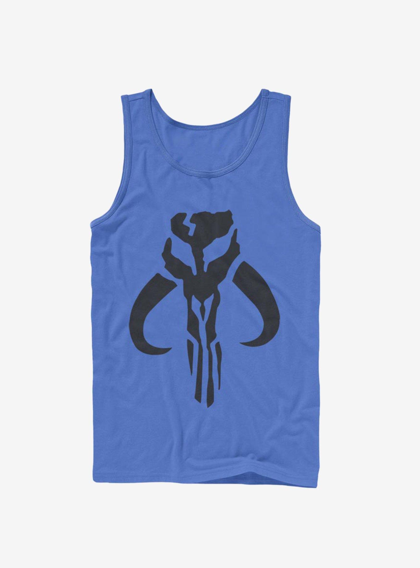 Star Wars The Mandalorian Simple Symbol Tank, ROYAL, hi-res