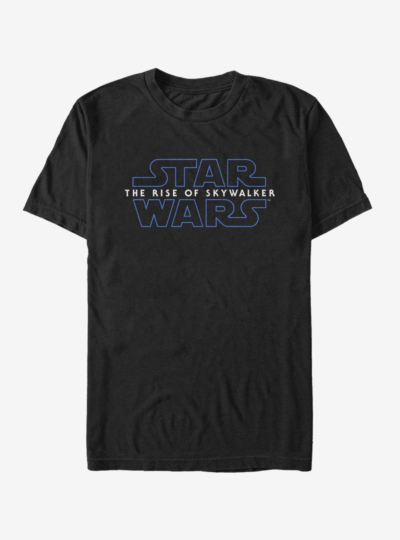Star Wars Episode IX The Rise Of Skywalker Logo T-Shirt, BLACK, hi-res
