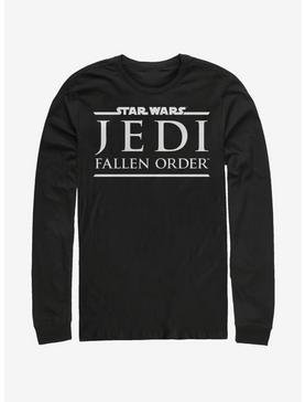 Plus Size Star Wars Jedi Fallen Order Logo Long-Sleeve T-Shirt, , hi-res
