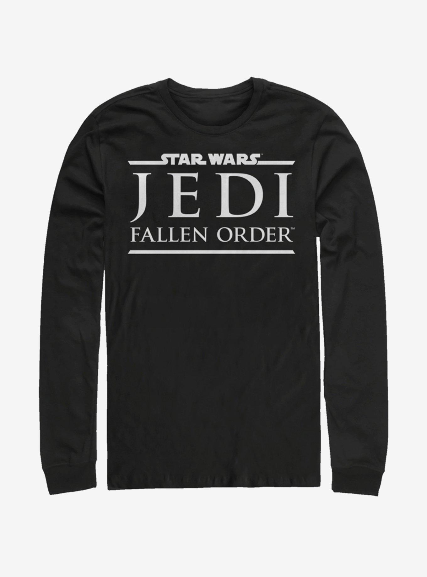 Star Wars Jedi Fallen Order Logo Long-Sleeve T-Shirt, BLACK, hi-res