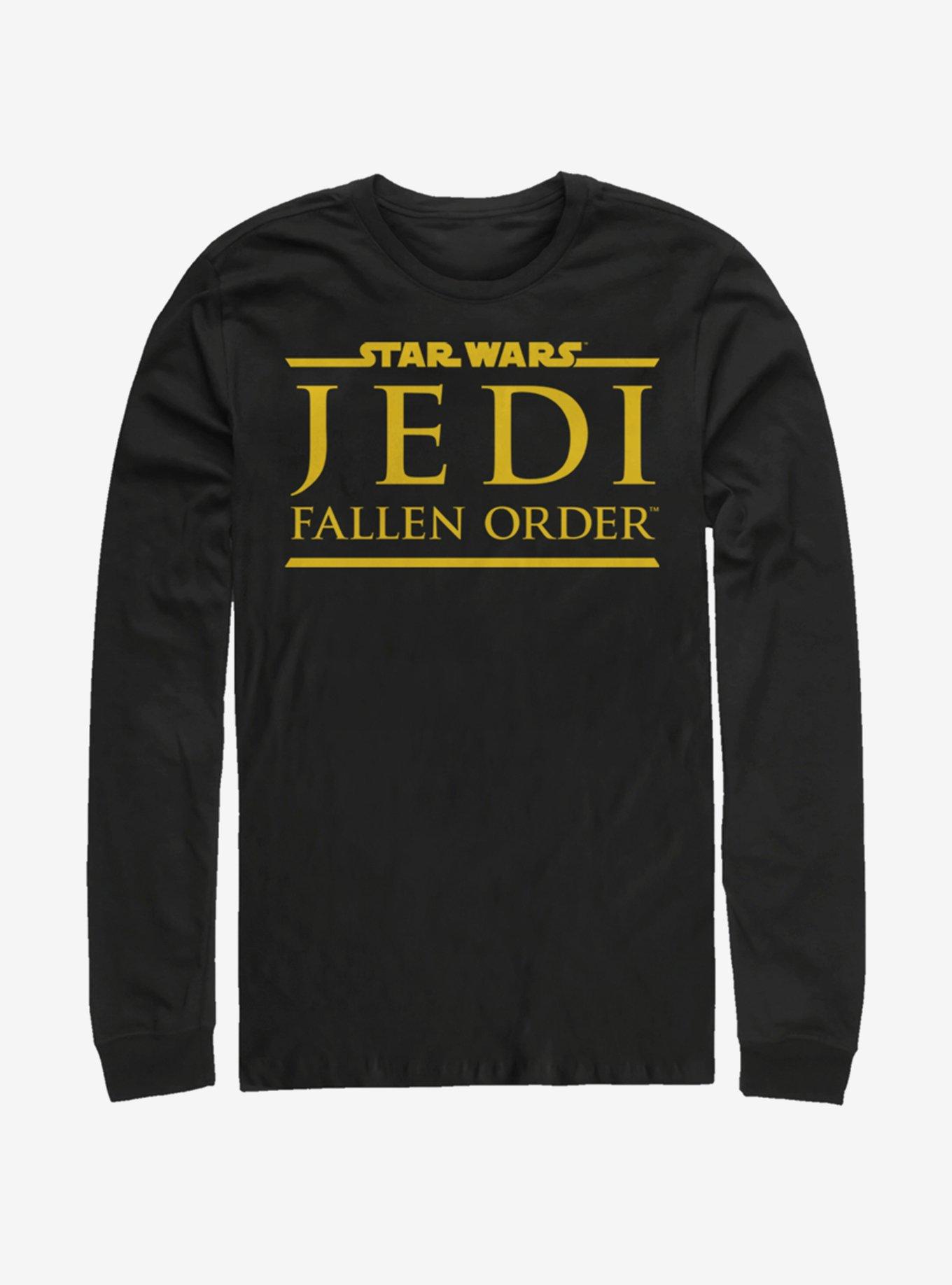 Star Wars Jedi Fallen Order Logo Long-Sleeve T-Shirt, BLACK, hi-res