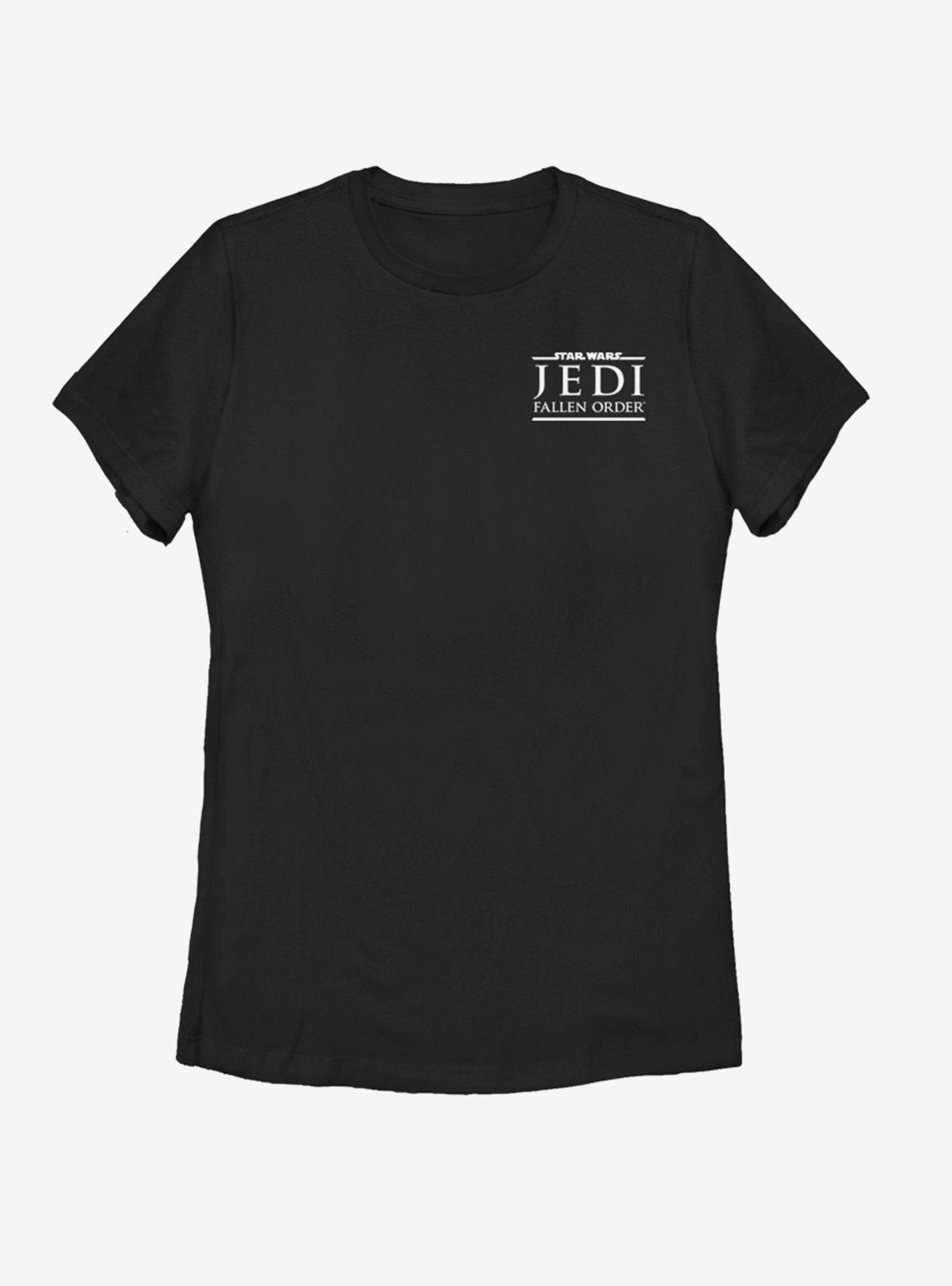 Star Wars Jedi Fallen Order Pocket Logo Womens T-Shirt, BLACK, hi-res