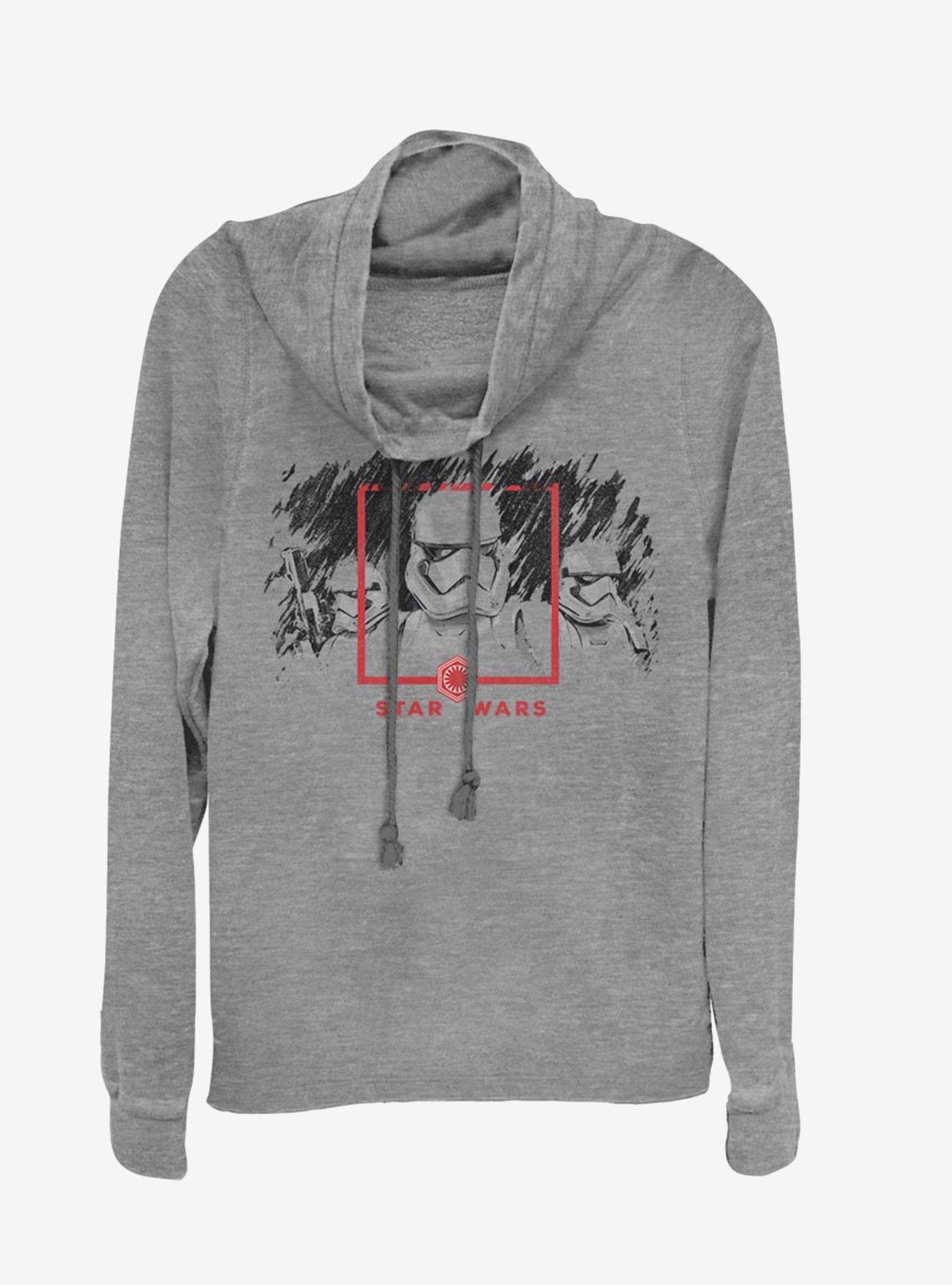 Star Wars Episode IX The Rise Of Skywalker Dawn Patrol Cowl Neck Long-Sleeve Girls Top, , hi-res