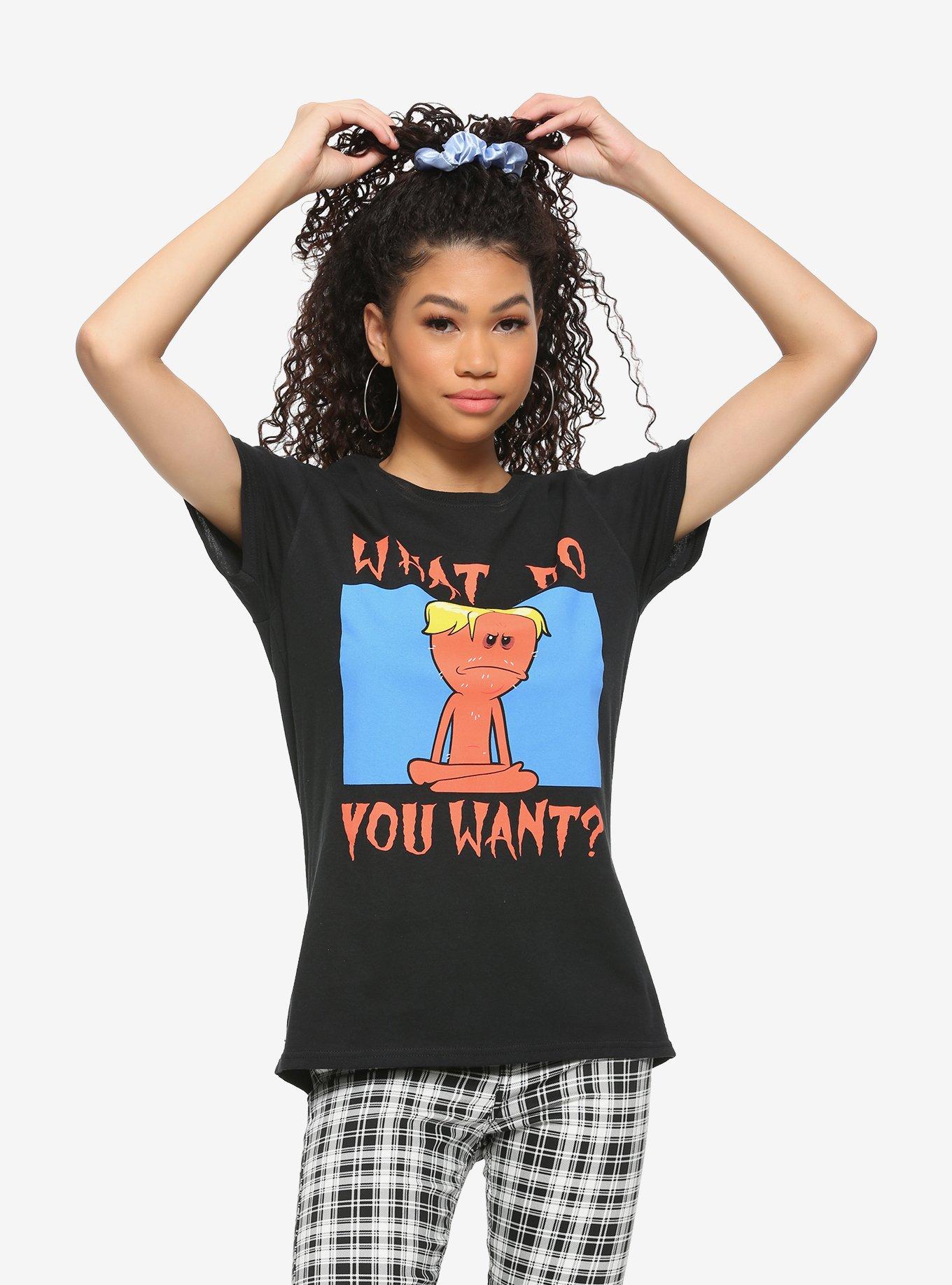 Rick And Morty Off-Brand Meeseeks Girls T-Shirt, MULTI, hi-res