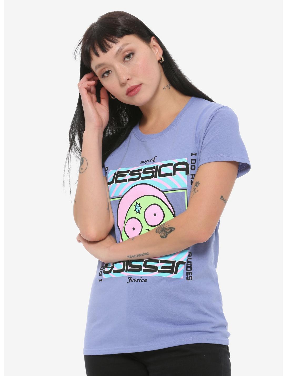 Rick And Morty Jessica Death Crystal Girls T-Shirt, MULTI, hi-res
