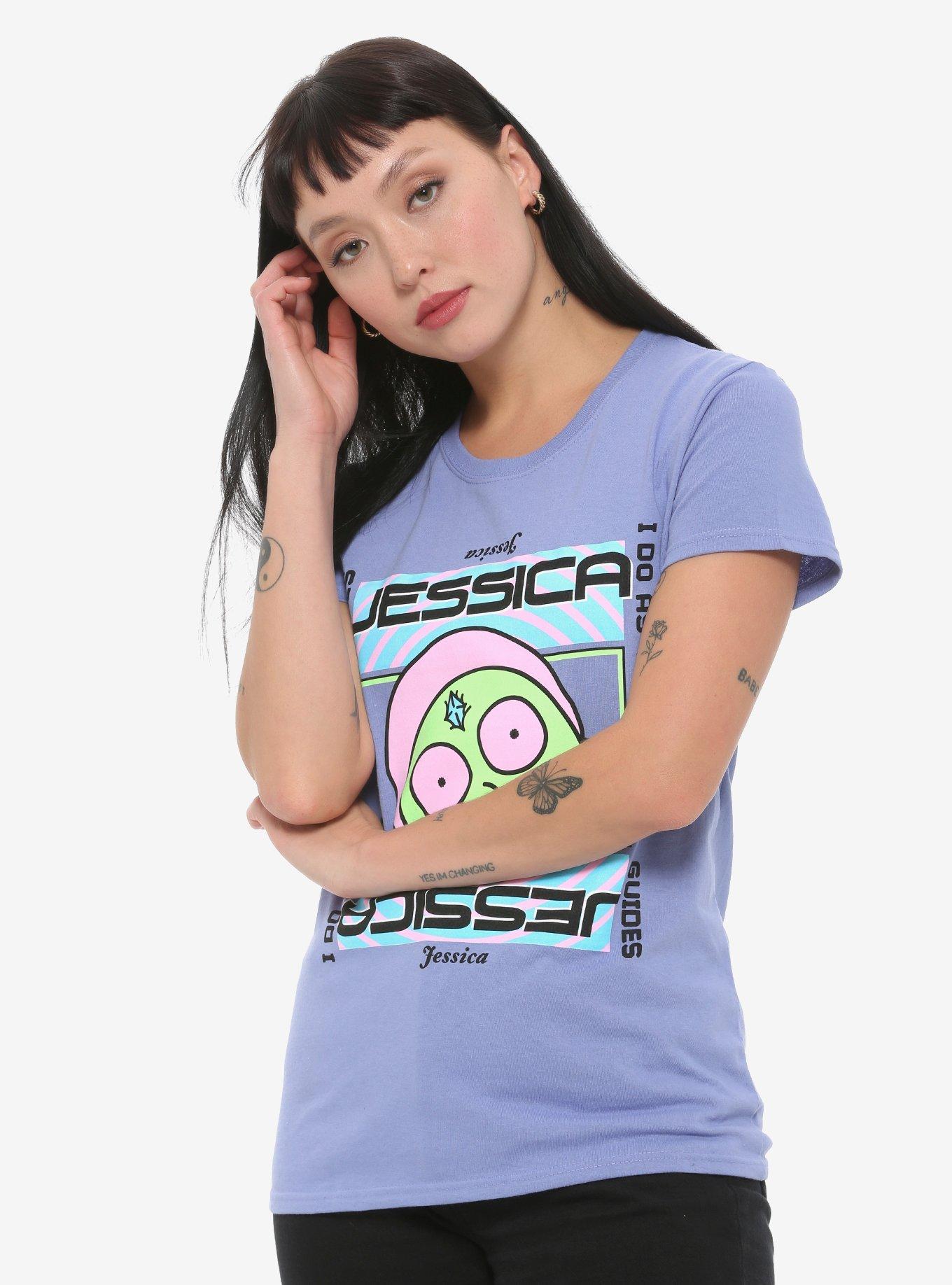 Rick And Morty Jessica Death Crystal Girls T-Shirt, MULTI, hi-res