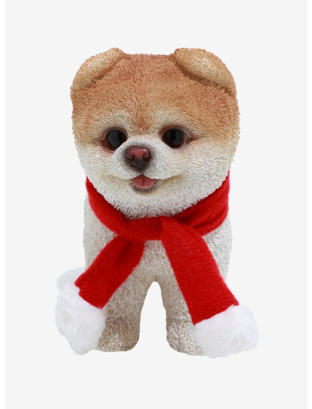 Boo The World's Cutest Dog Scarf Resin Figure, , hi-res