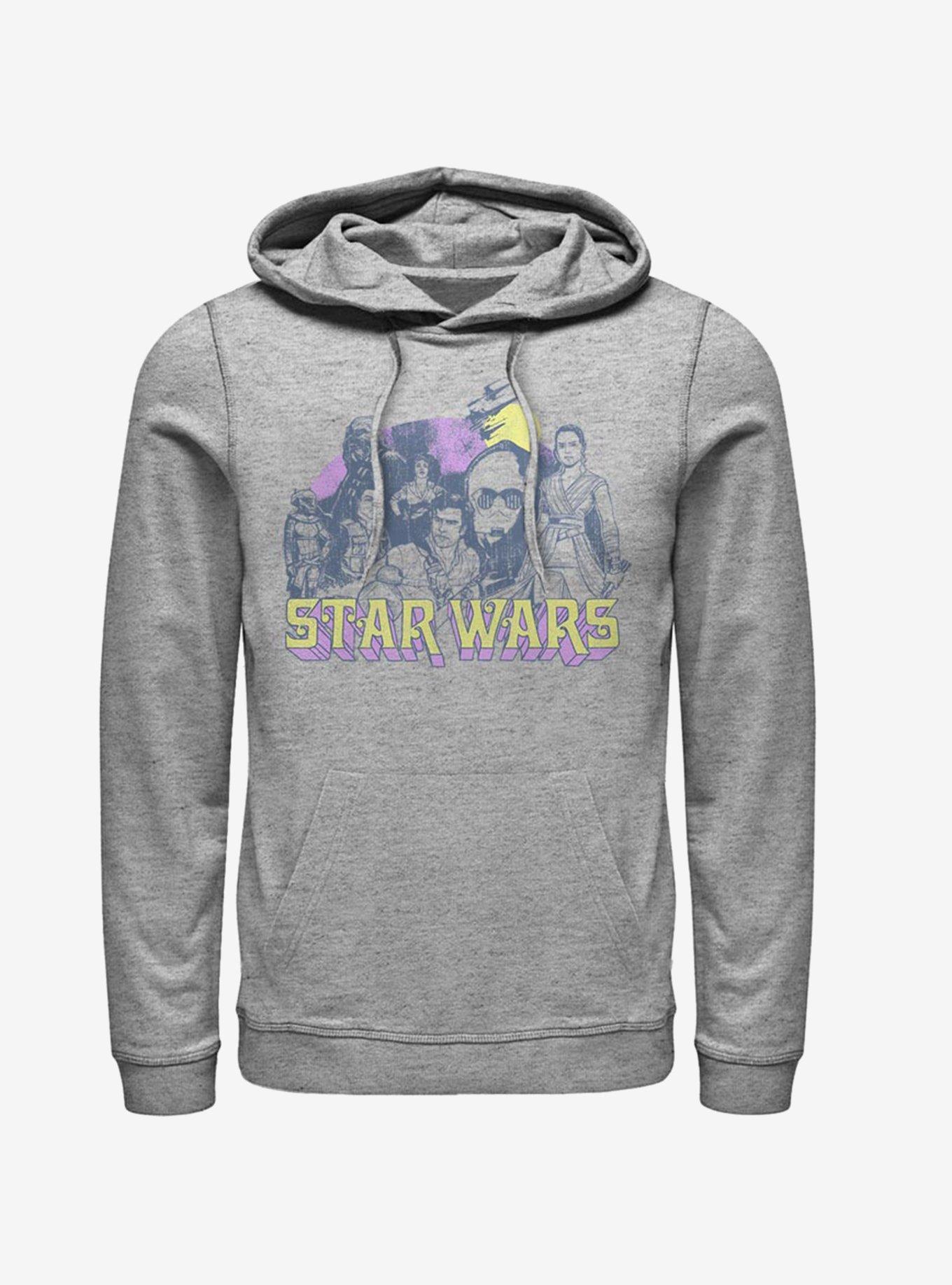Star Wars Episode IX The Rise Of Skywalker Retro Rebel Hoodie, , hi-res