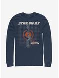 Star Wars Episode IX The Rise Of Skywalker Kyber Long-Sleeve T-Shirt, NAVY, hi-res