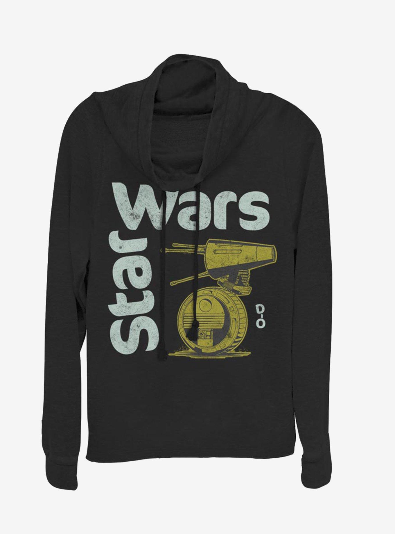 Star Wars Episode IX The Rise Of Skywalker Lil' Droid Cowl Neck Long-Sleeve Girls Top, , hi-res