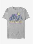 Star Wars Episode IX The Rise Of Skywalker Retro Rebel T-Shirt, SILVER, hi-res