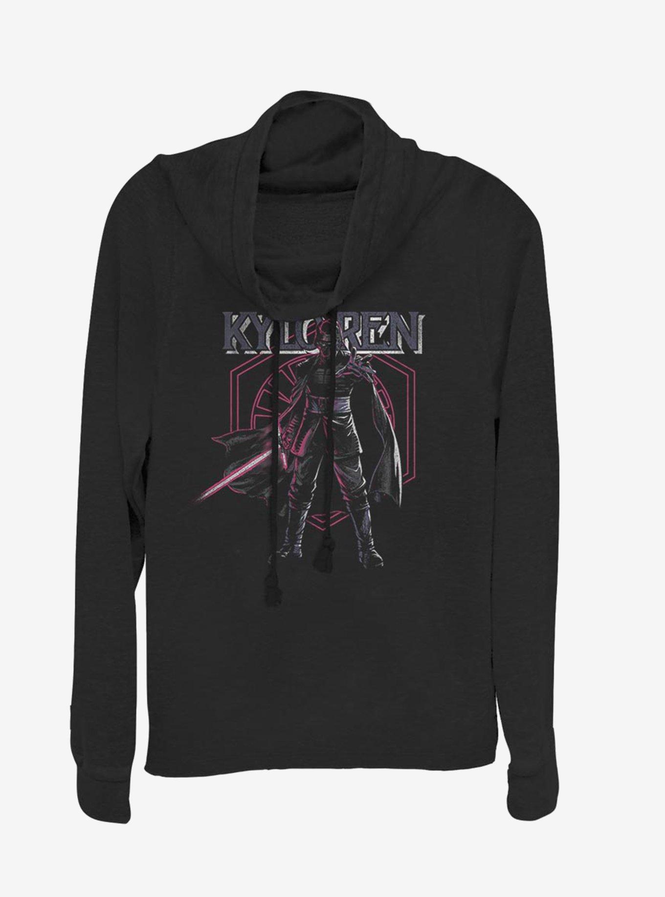 Star Wars Episode IX The Rise Of Skywalker Supreme Order Cowl Neck Long-Sleeve Girls Top, , hi-res