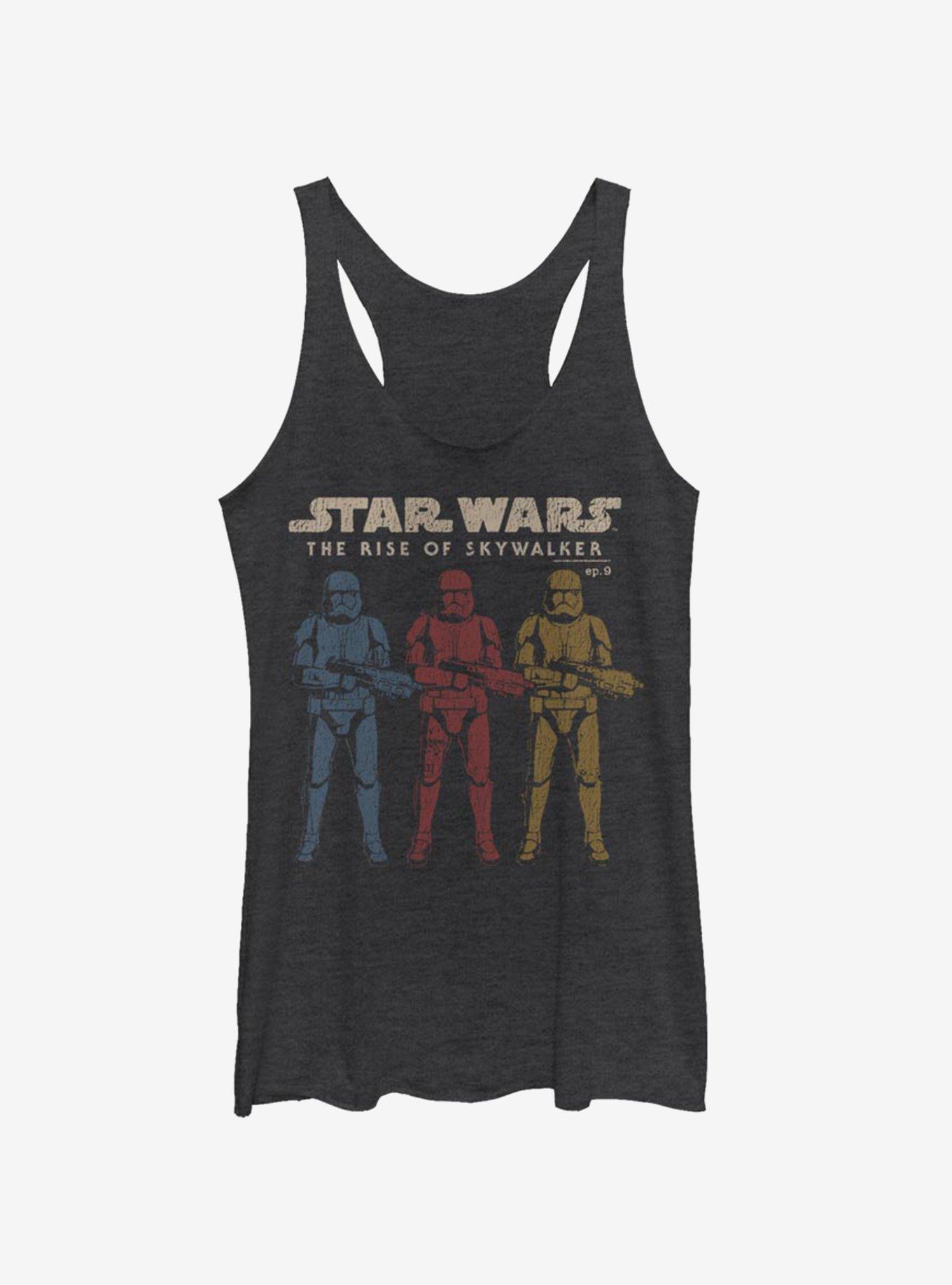 Star Wars Episode IX The Rise Of Skywalker Color Guards Girls Tank, BLK HTR, hi-res