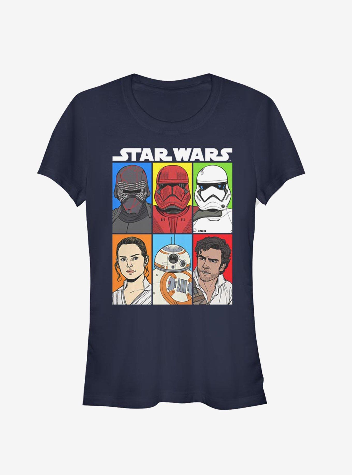 Star Wars Episode IX The Rise Of Skywalker Friend Or Foe Girls T-Shirt, NAVY, hi-res