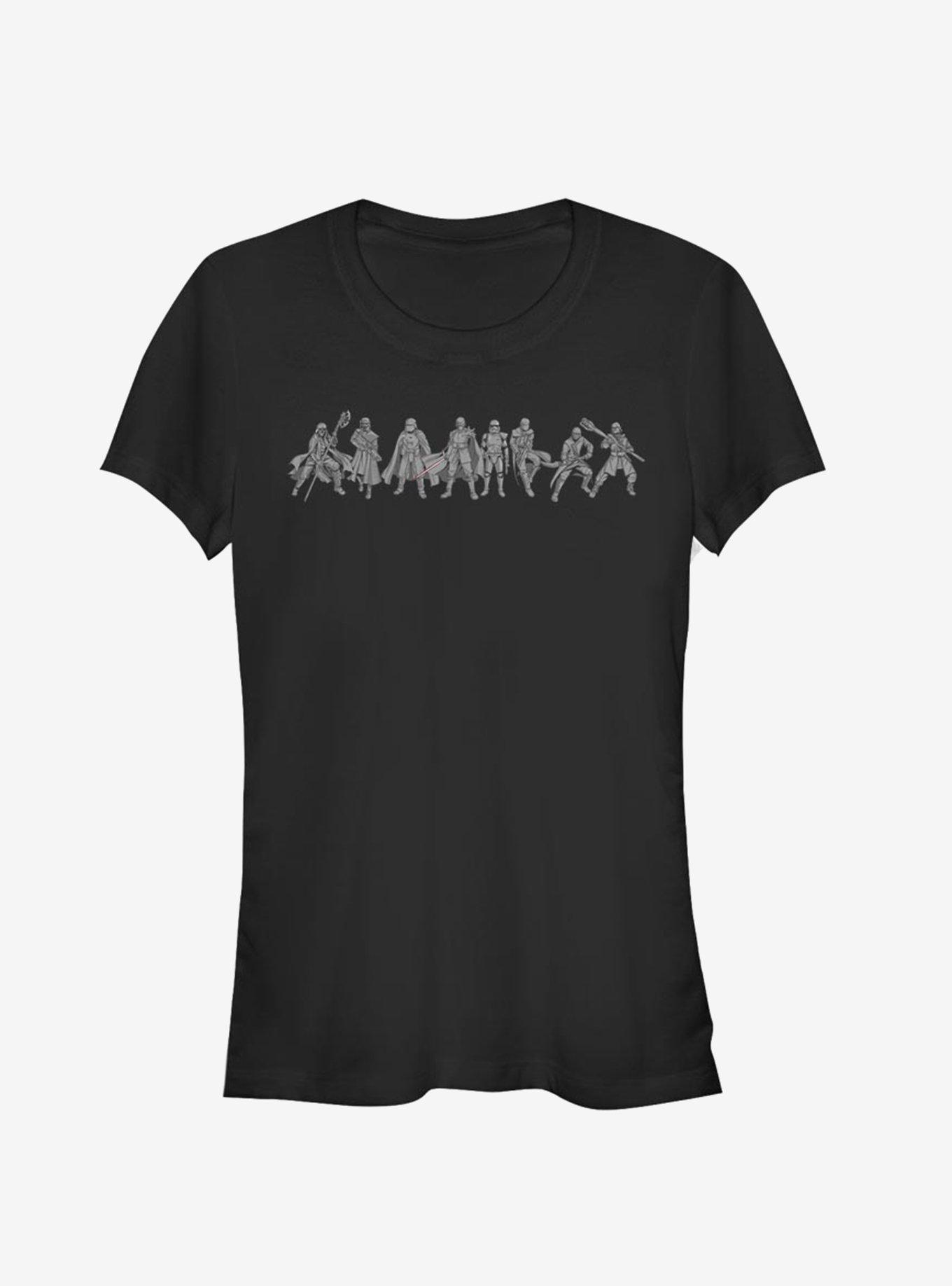 Star Wars Episode IX The Rise Of Skywalker New Order Line-Up Girls T-Shirt, BLACK, hi-res