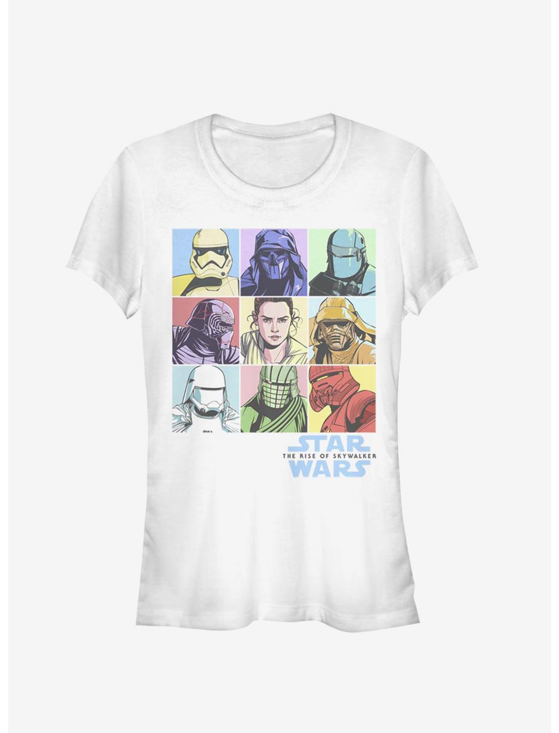 Star Wars Episode IX The Rise Of Skywalker Pastel Rey Boxes Girls T-Shirt, WHITE, hi-res
