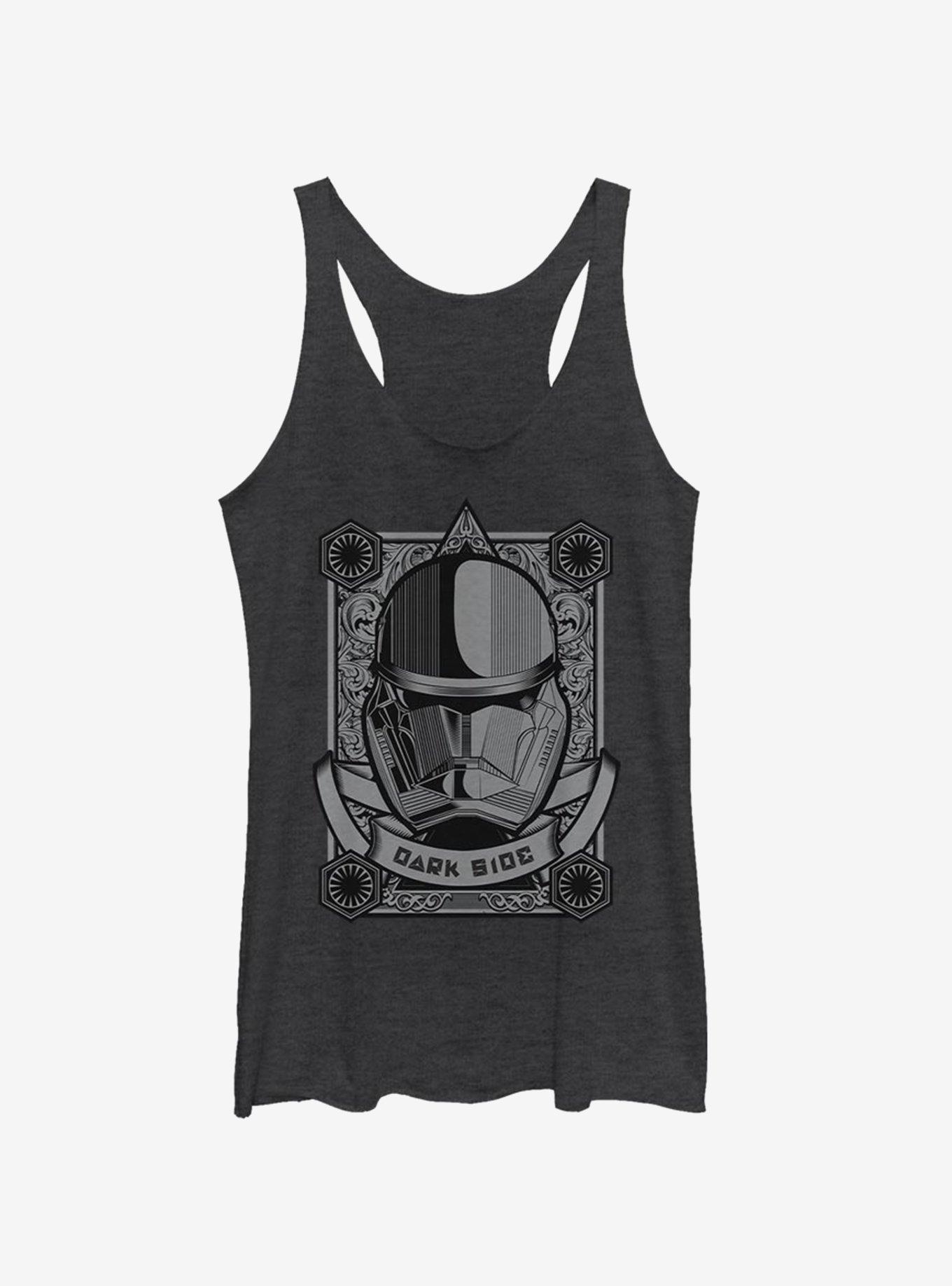 Star Wars Episode IX The Rise Of Skywalker Detailed Trooper Girls Tank, BLK HTR, hi-res