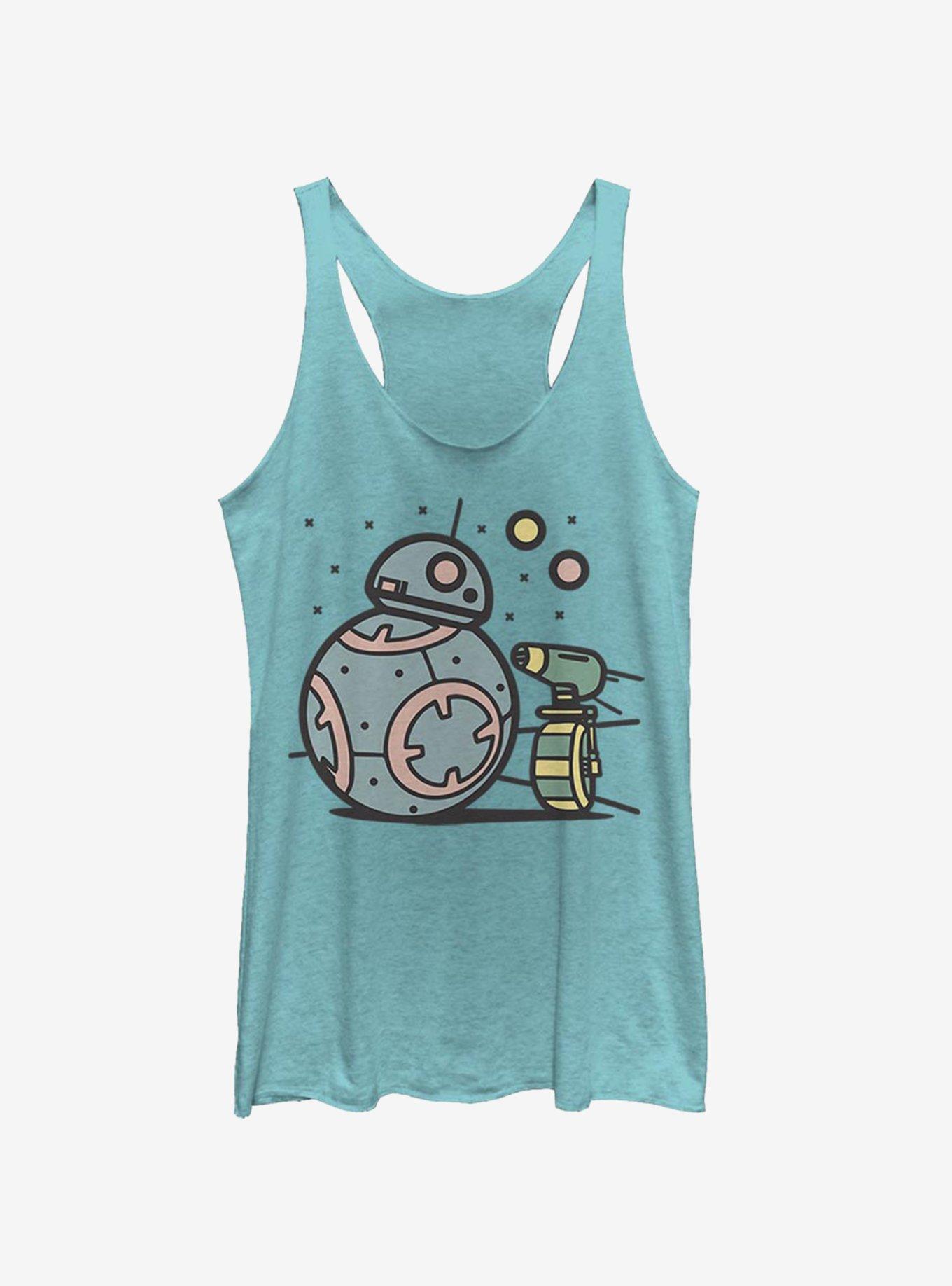 Star Wars Episode IX The Rise Of Skywalker Droid Team Girls Tank, TAHI BLUE, hi-res