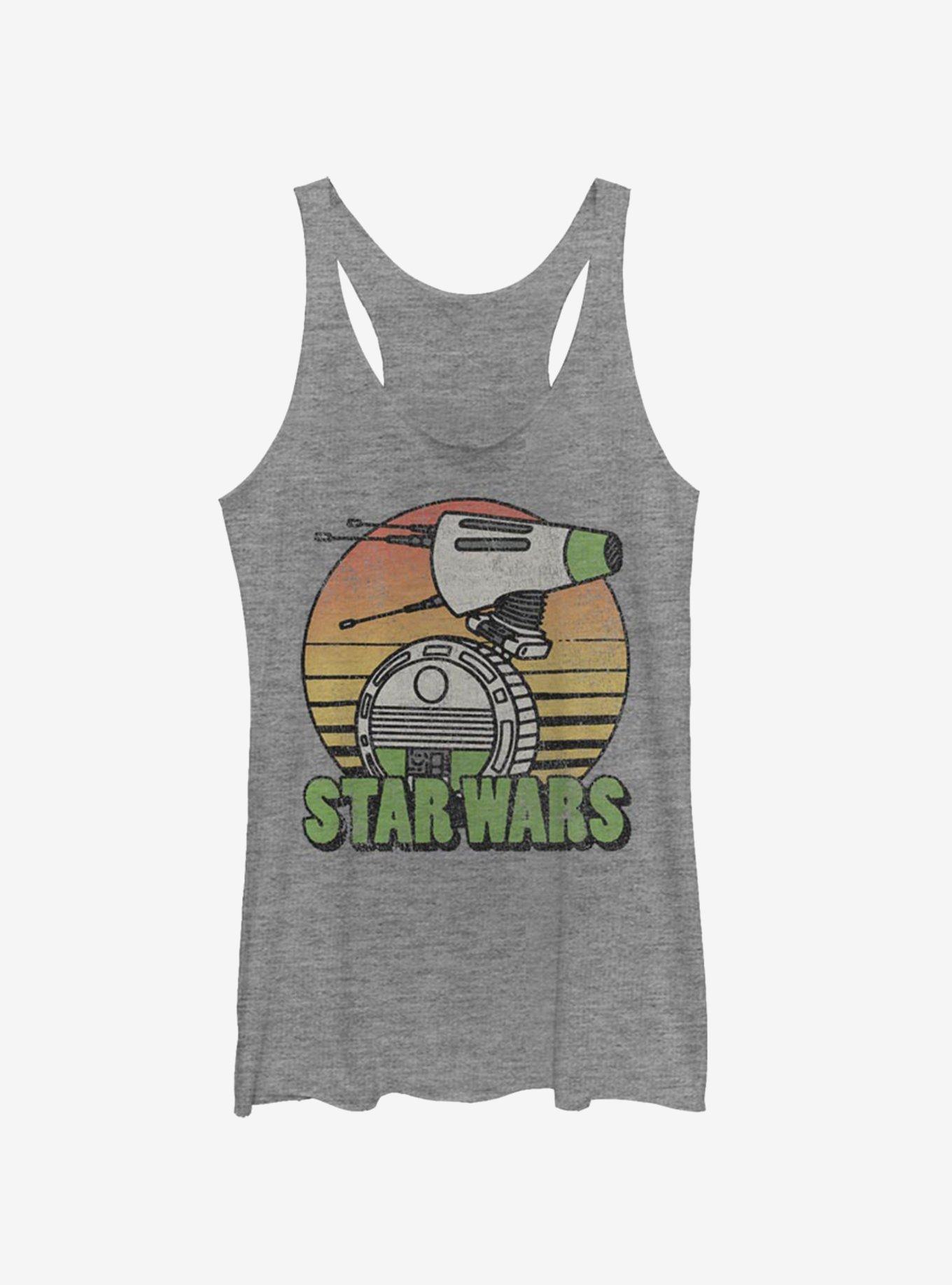 Star Wars Episode IX The Rise Of Skywalker Just D-O It Girls Tank, GRAY HTR, hi-res