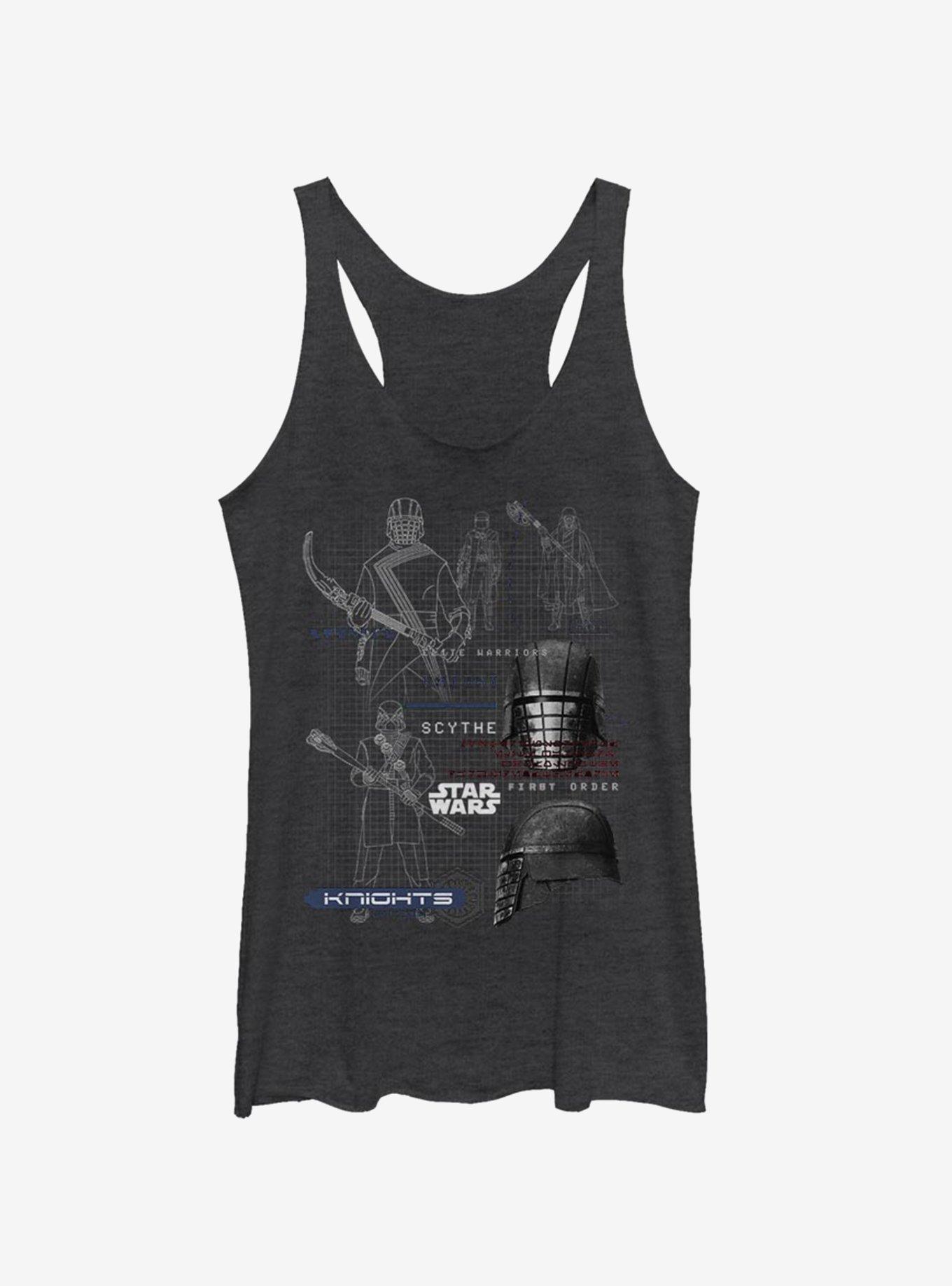 Star Wars Episode IX The Rise Of Skywalker Ren Maps Girls Tank, BLK HTR, hi-res