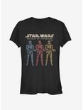 Star Wars Episode IX The Rise Of Skywalker Color Guards Girls T-Shirt, BLACK, hi-res