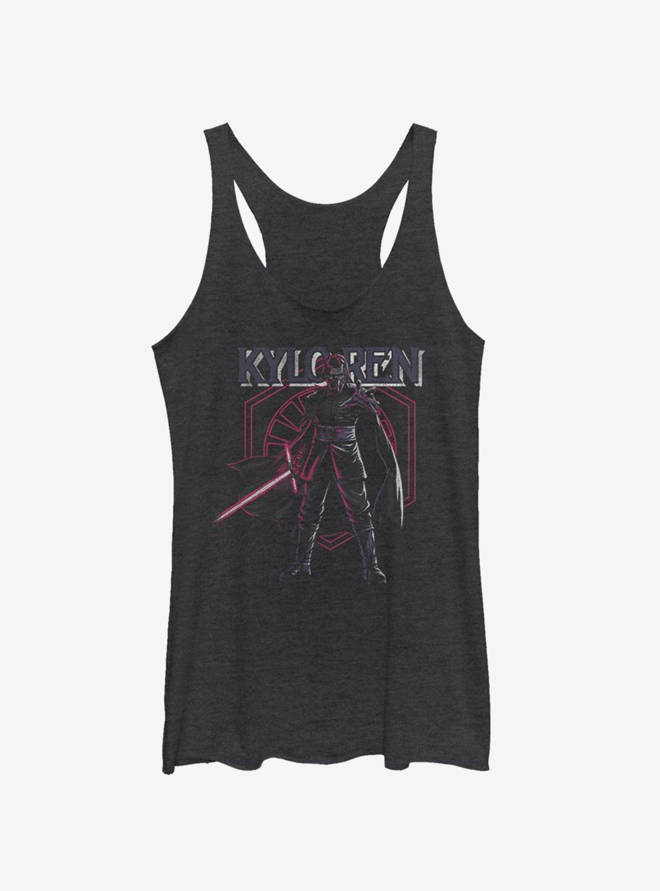 Star Wars Episode IX The Rise Of Skywalker Supreme Order Girls Tank, BLK HTR, hi-res