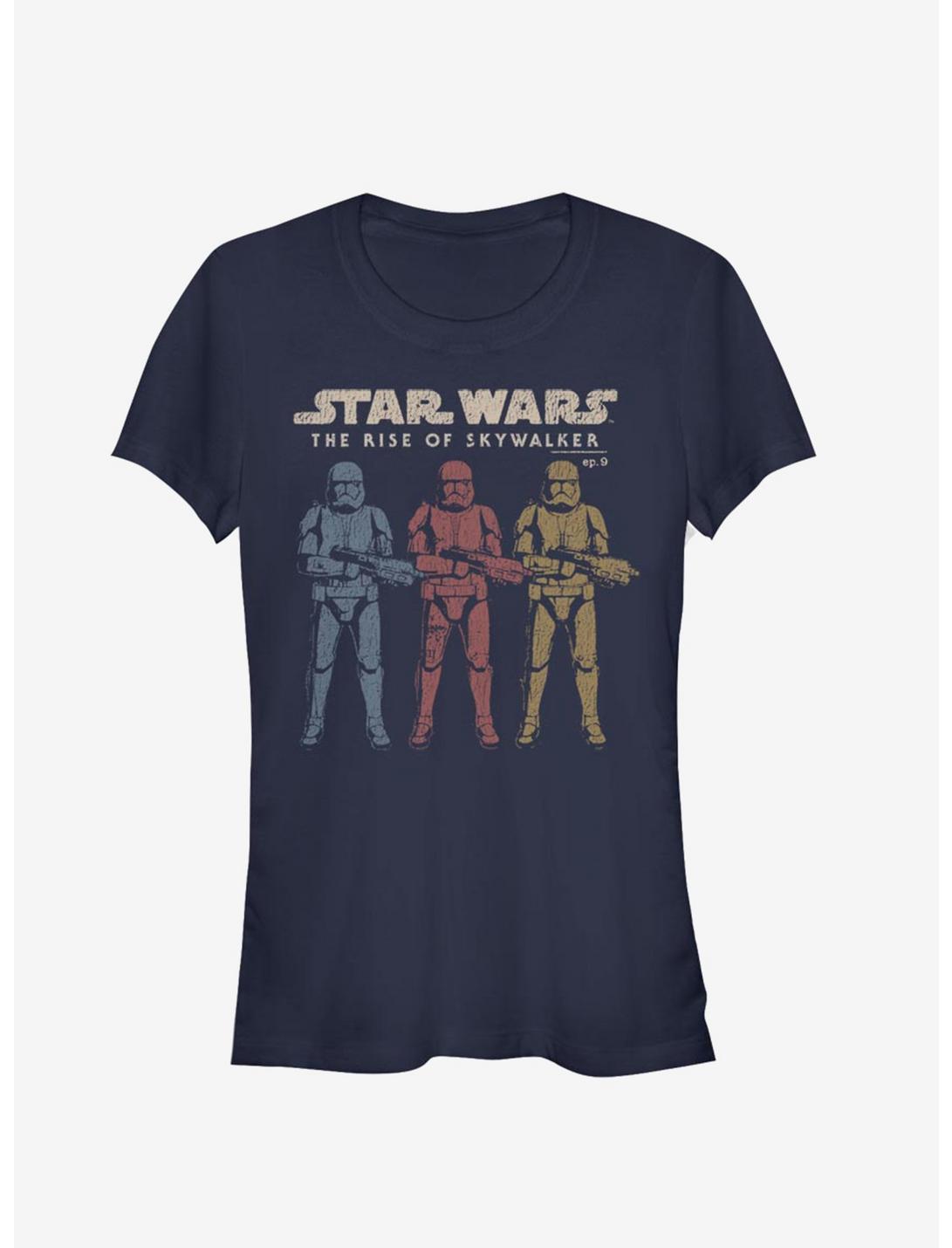 Star Wars Episode IX The Rise Of Skywalker Color Guards Girls T-Shirt, NAVY, hi-res