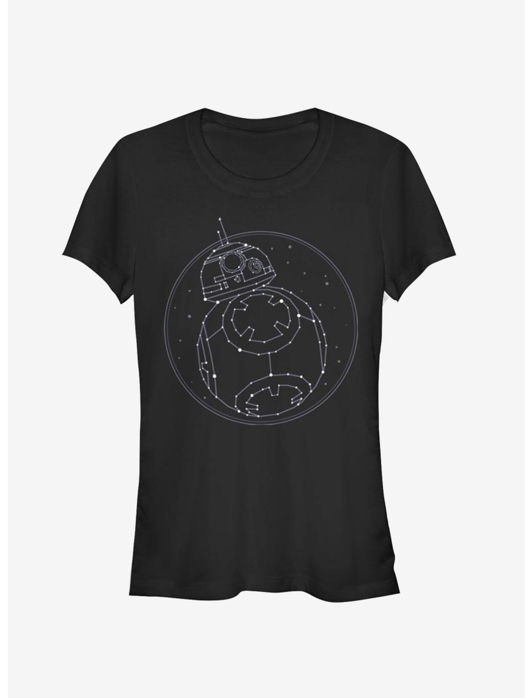 Star Wars Episode IX The Rise Of Skywalker Constellation Girls T-Shirt, BLACK, hi-res