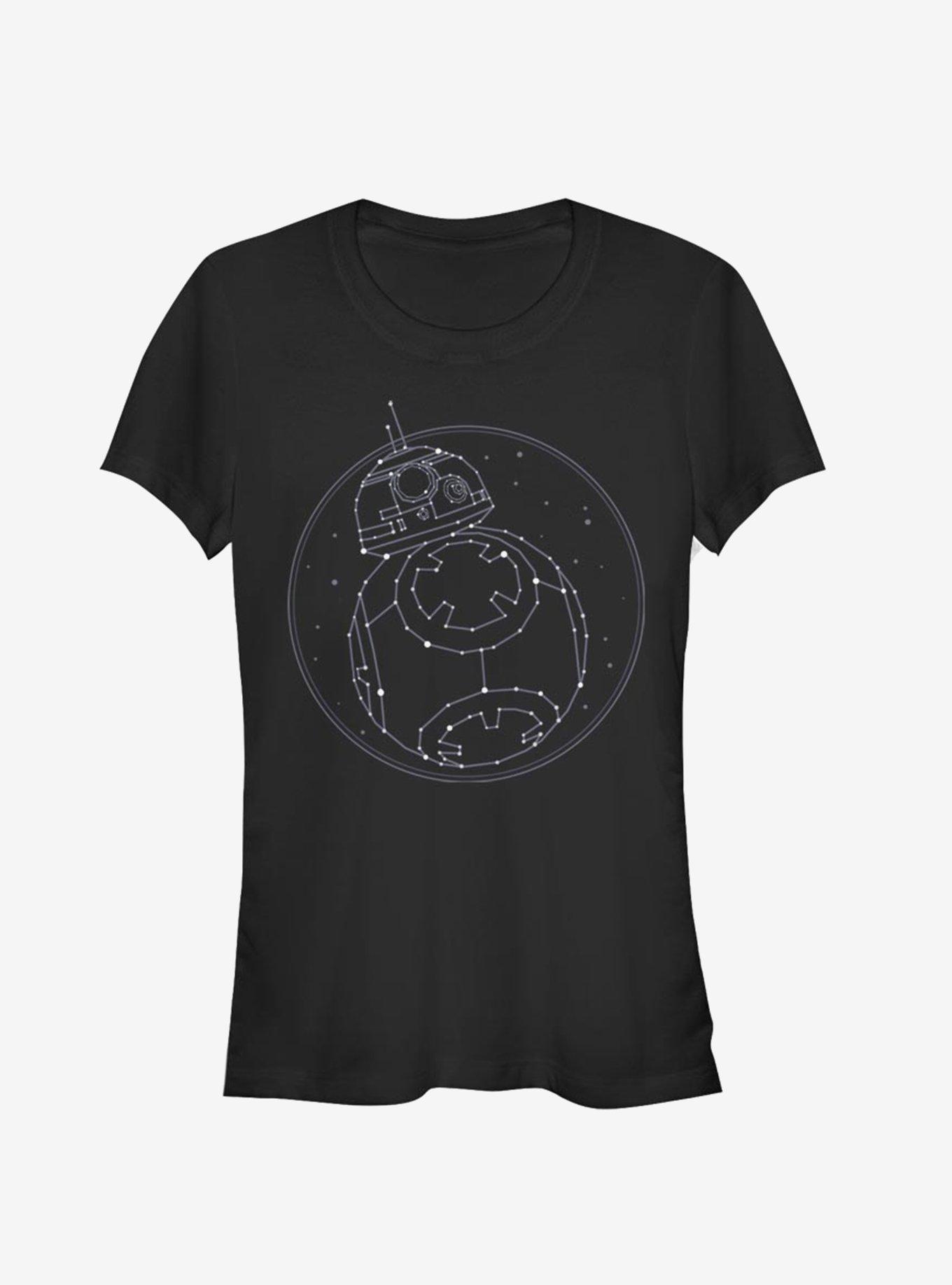 Star Wars Episode IX The Rise Of Skywalker Constellation Girls T-Shirt, BLACK, hi-res