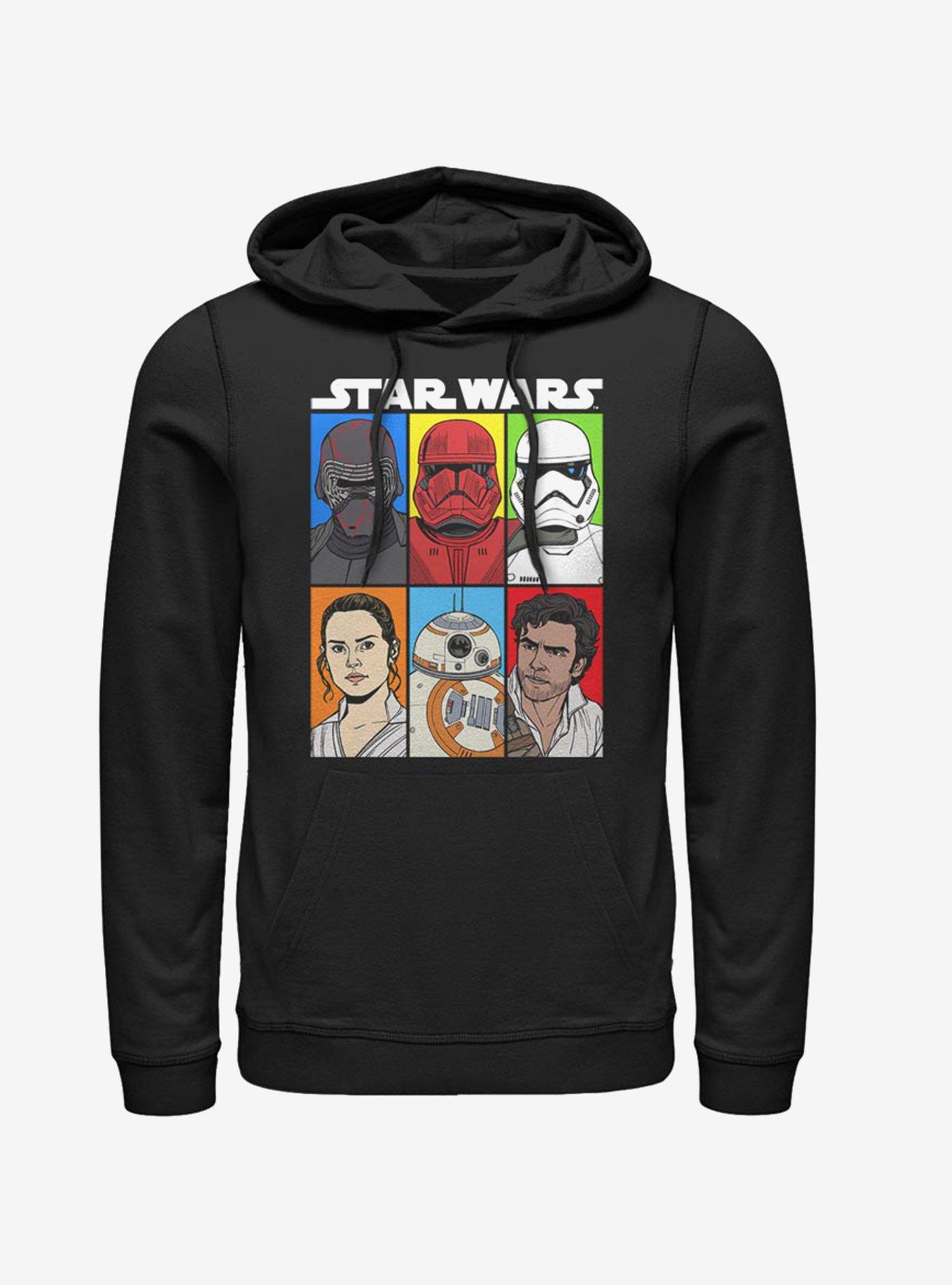 Star Wars Episode IX The Rise Of Skywalker Friend Or Foe Hoodie, BLACK, hi-res