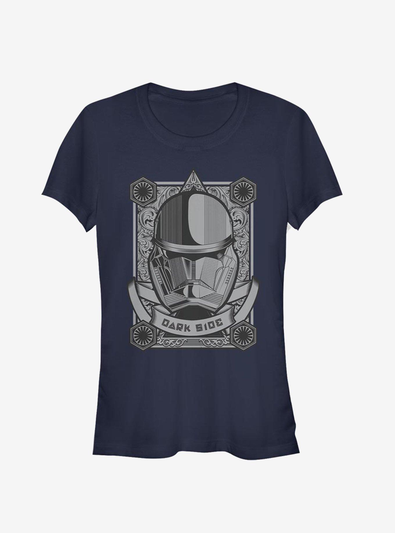 Star Wars Episode IX The Rise Of Skywalker Detailed Trooper Girls T-Shirt, NAVY, hi-res