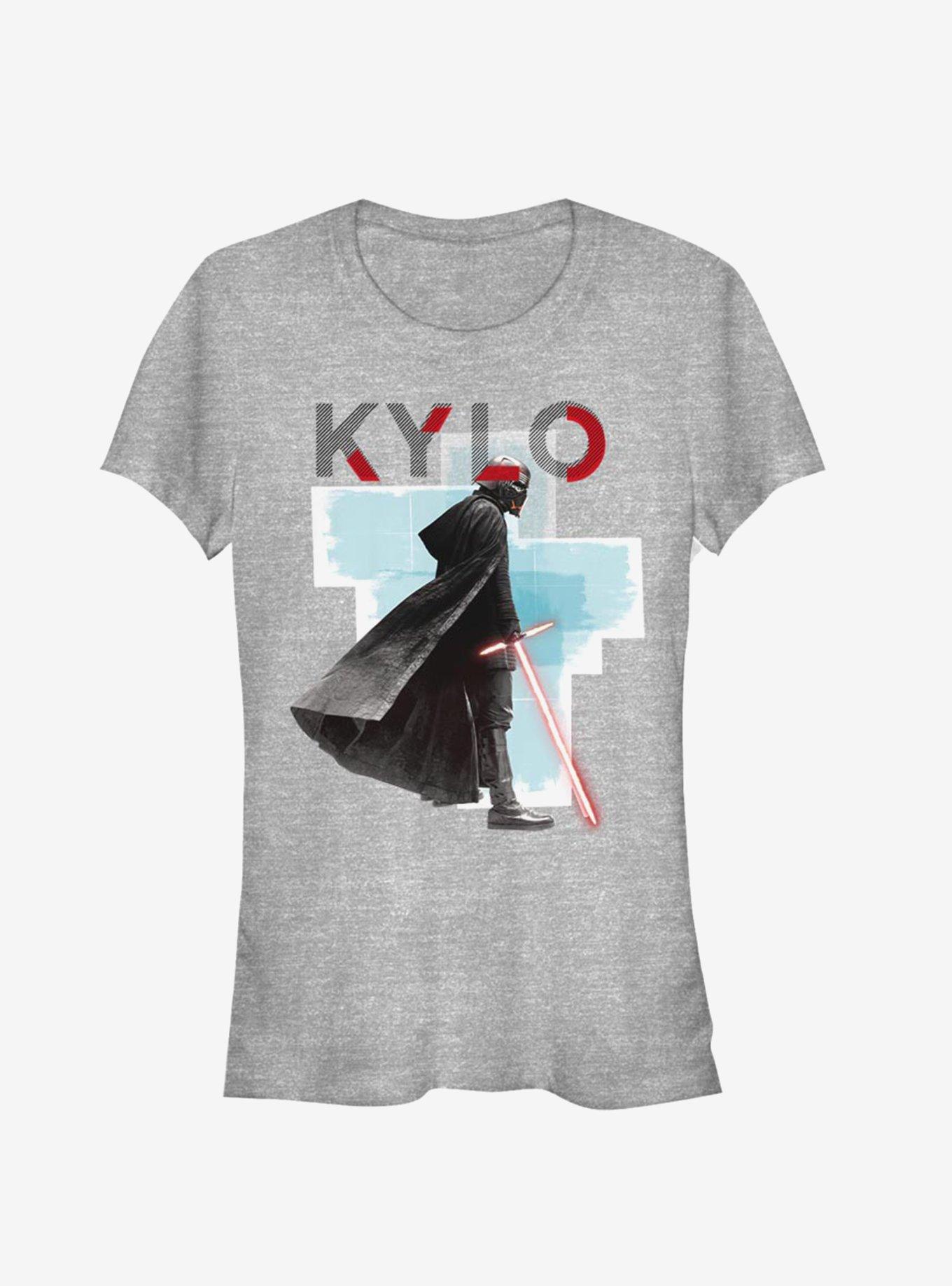 Star Wars Episode IX The Rise Of Skywalker Kylo Red Mask Girls T-Shirt, ATH HTR, hi-res