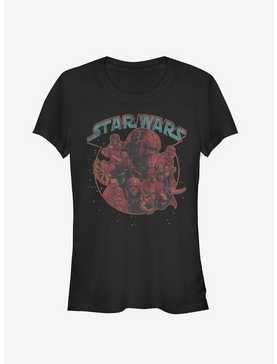 Star Wars Episode IX The Rise Of Skywalker Retro Villains Girls T-Shirt, , hi-res