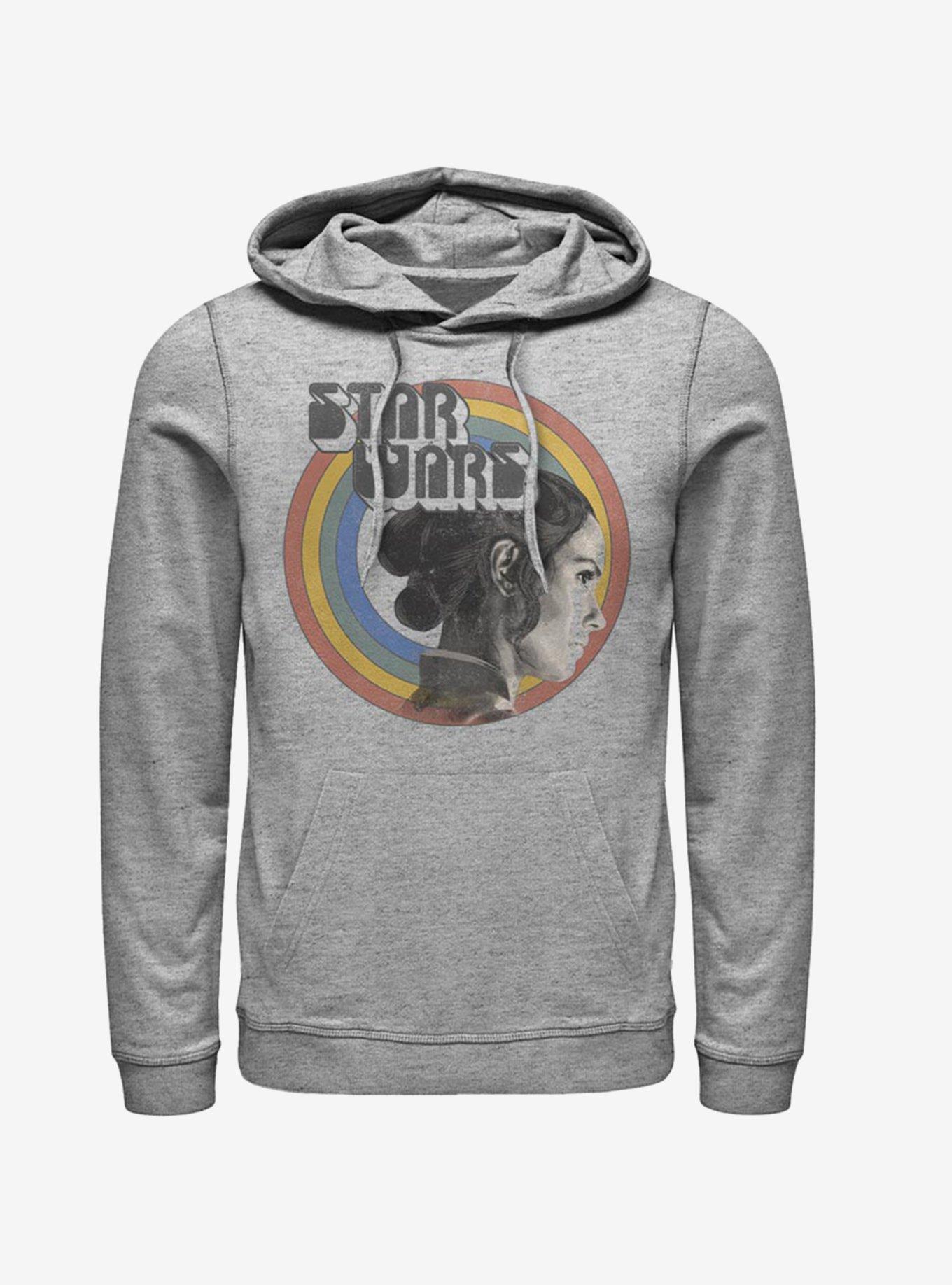 Star Wars Episode IX The Rise Of Skywalker Vintage Rey Rainbow White KTS Hoodie, , hi-res