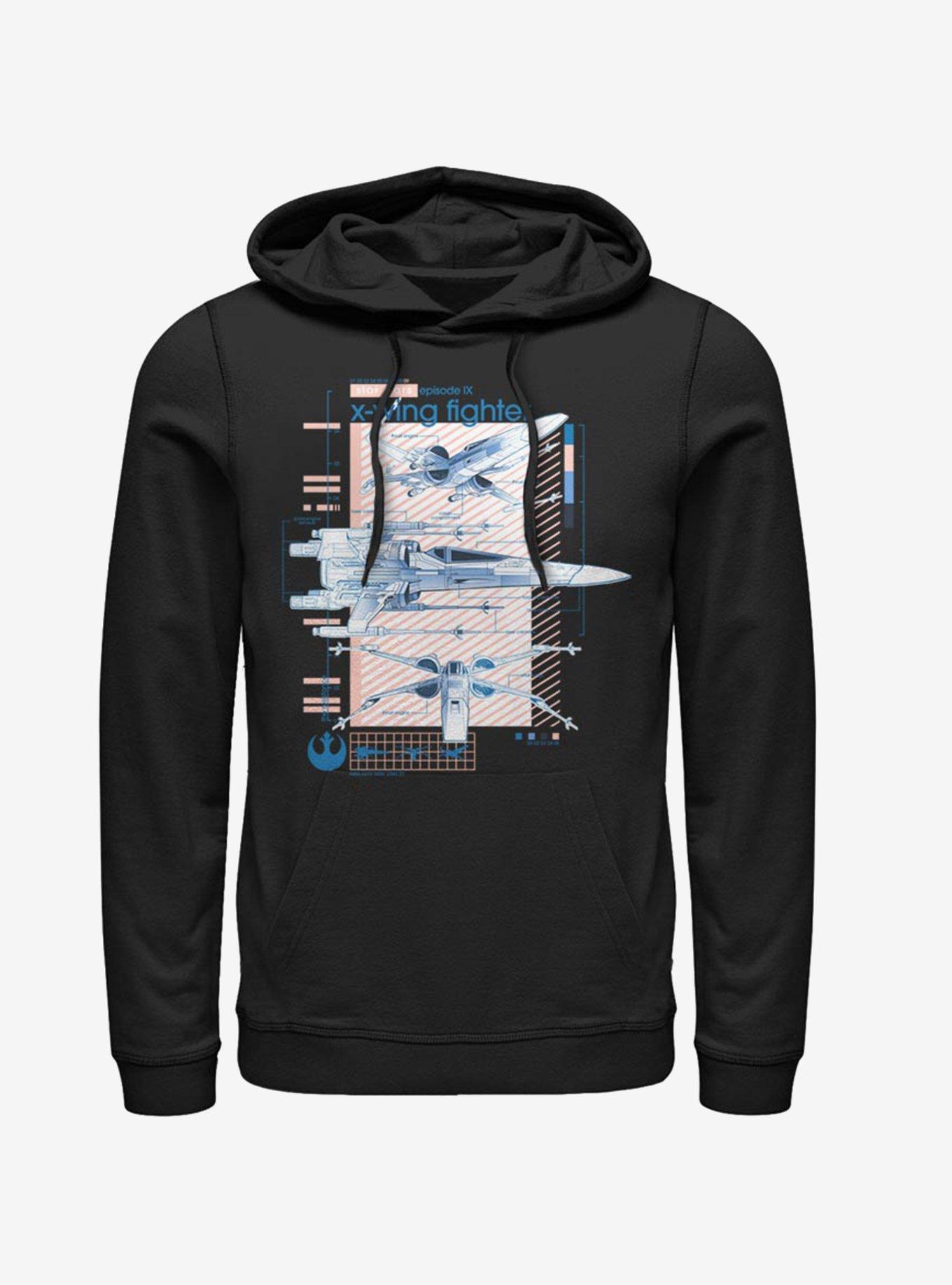 Star Wars Episode IX The Rise Of Skywalker Xwingers Ninety Hoodie, , hi-res