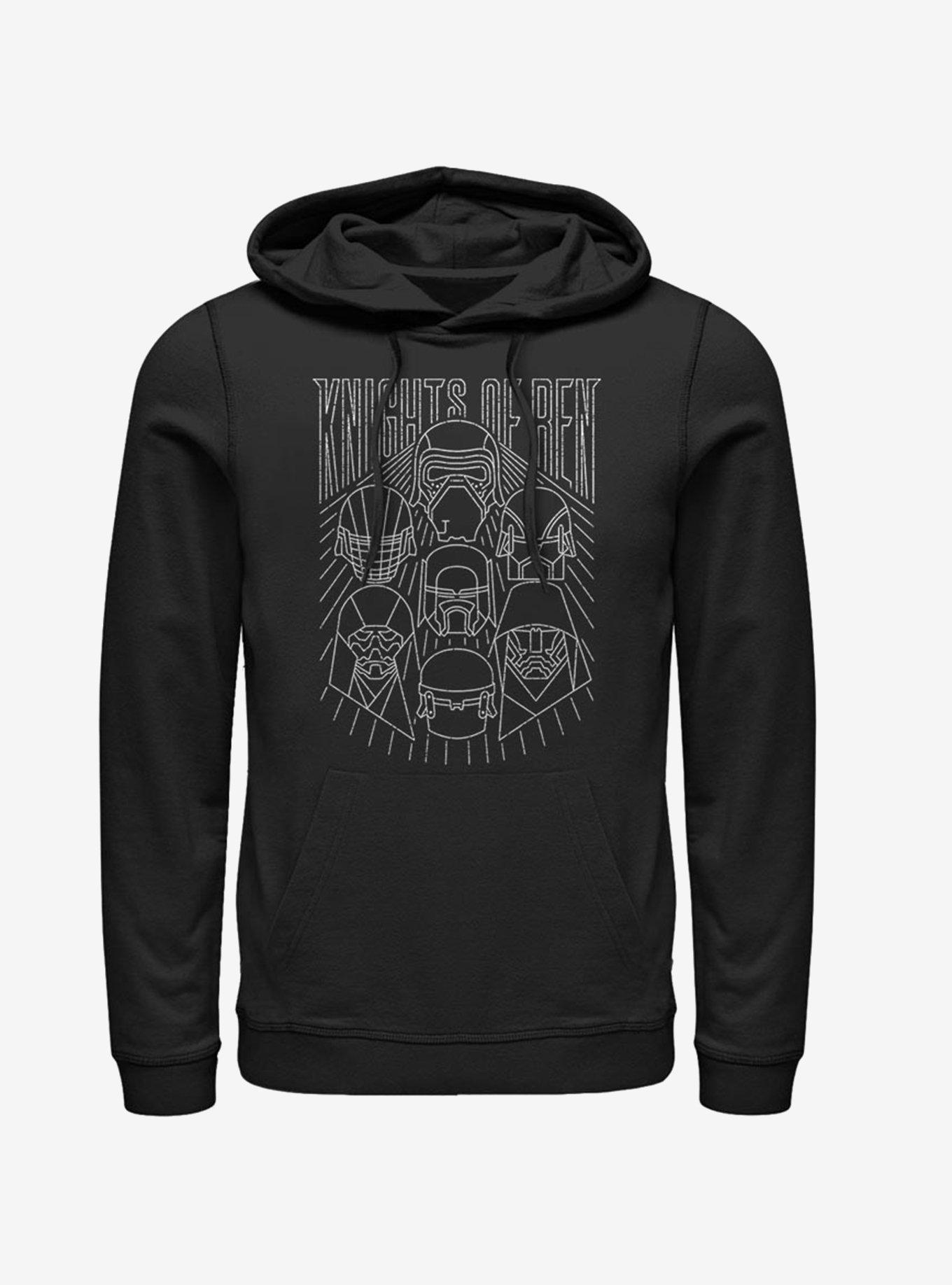 Star Wars Episode IX The Rise Of Skywalker Simple Outlines Hoodie