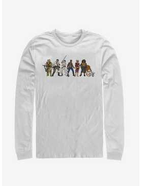 Star Wars Episode IX The Rise Of Skywalker Resistance Line-Up Long-Sleeve T-Shirt, , hi-res