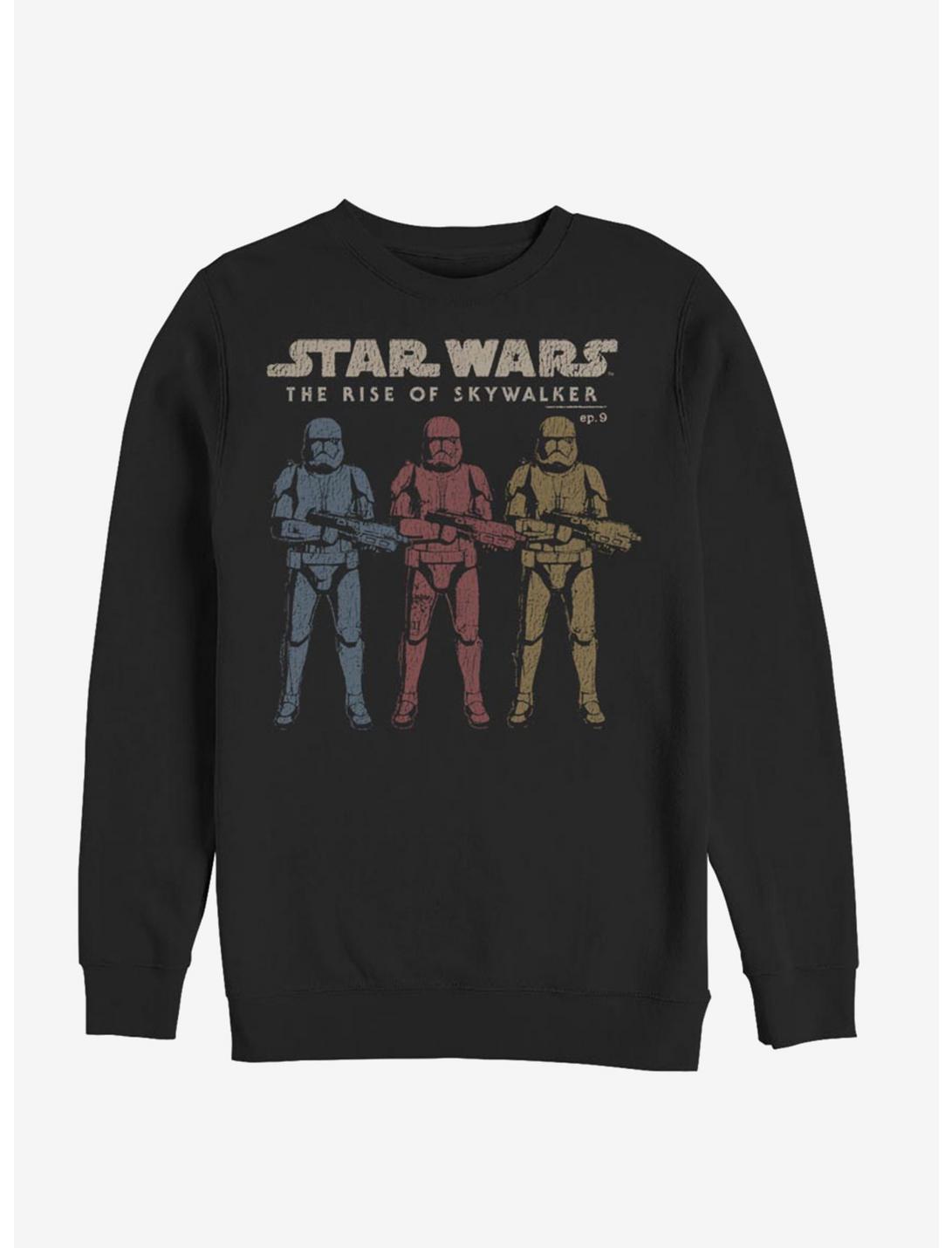 Star Wars Episode IX The Rise Of Skywalker Color Guards Sweatshirt, BLACK, hi-res