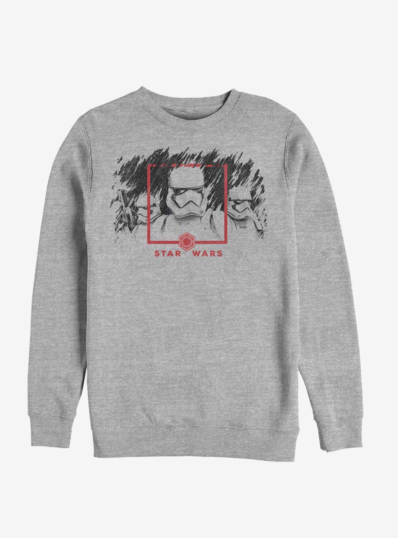 Star Wars Episode IX The Rise Of Skywalker Dawn Patrol Sweatshirt, ATH HTR, hi-res